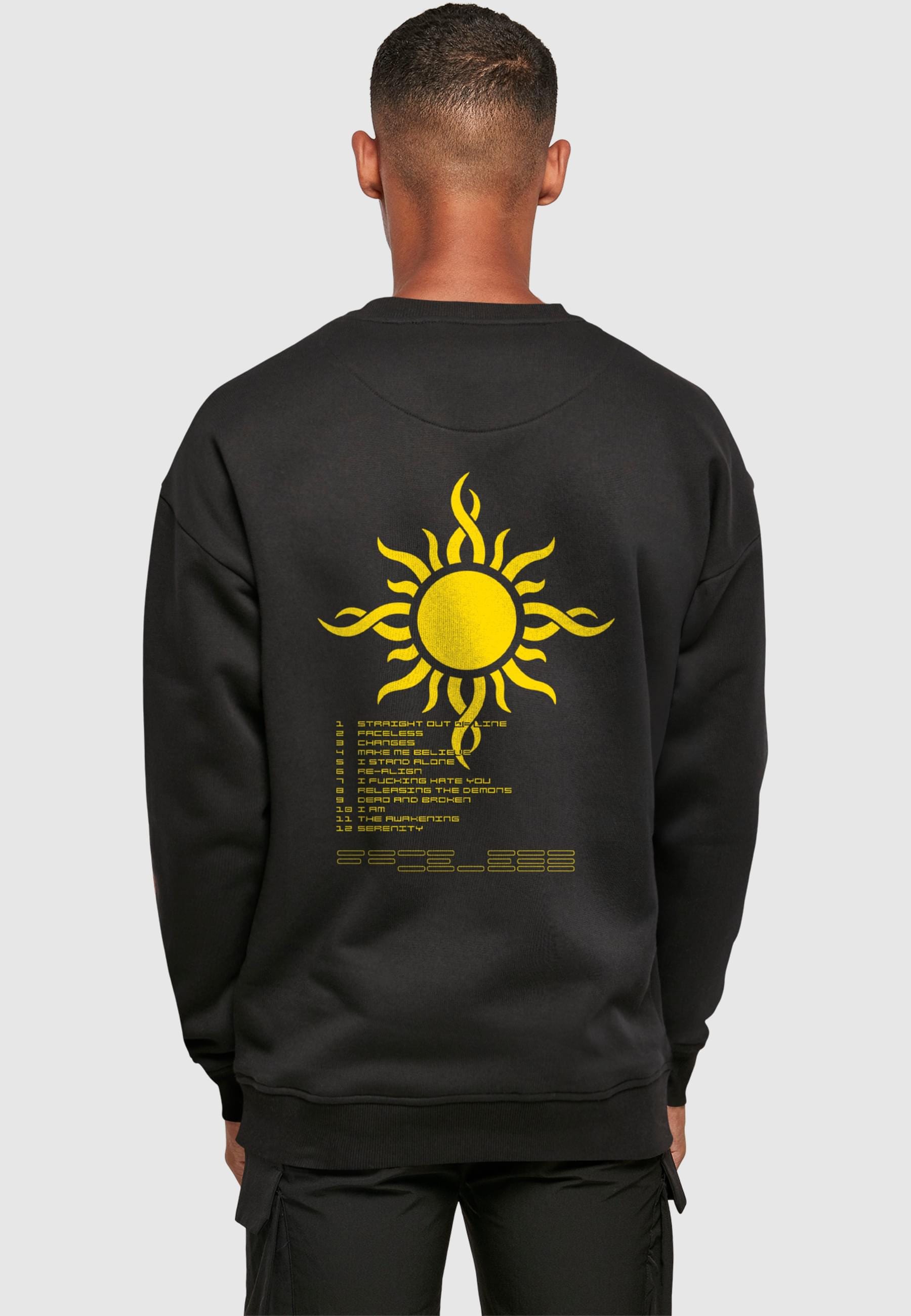 Merchcode Rundhalspullover »Merchcode Godsmack - Faceless Sweat Crewneck«, (1 tlg.)