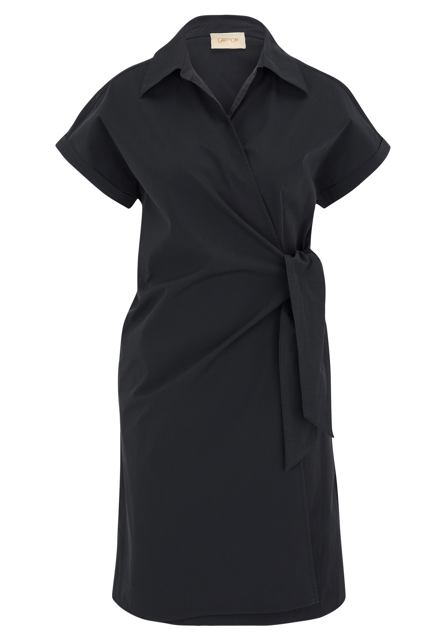 Cartoon Wickelkleid "Damen mit Taschen" Ohne Tasche Form günstig online kaufen