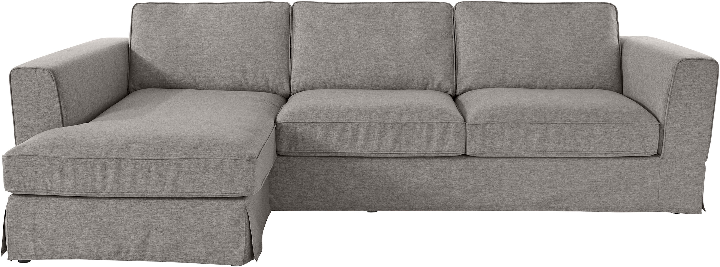 Home affaire Ecksofa "Vintage L-Form" 3-Sitzer Polsterecke im Landhausstil, günstig online kaufen
