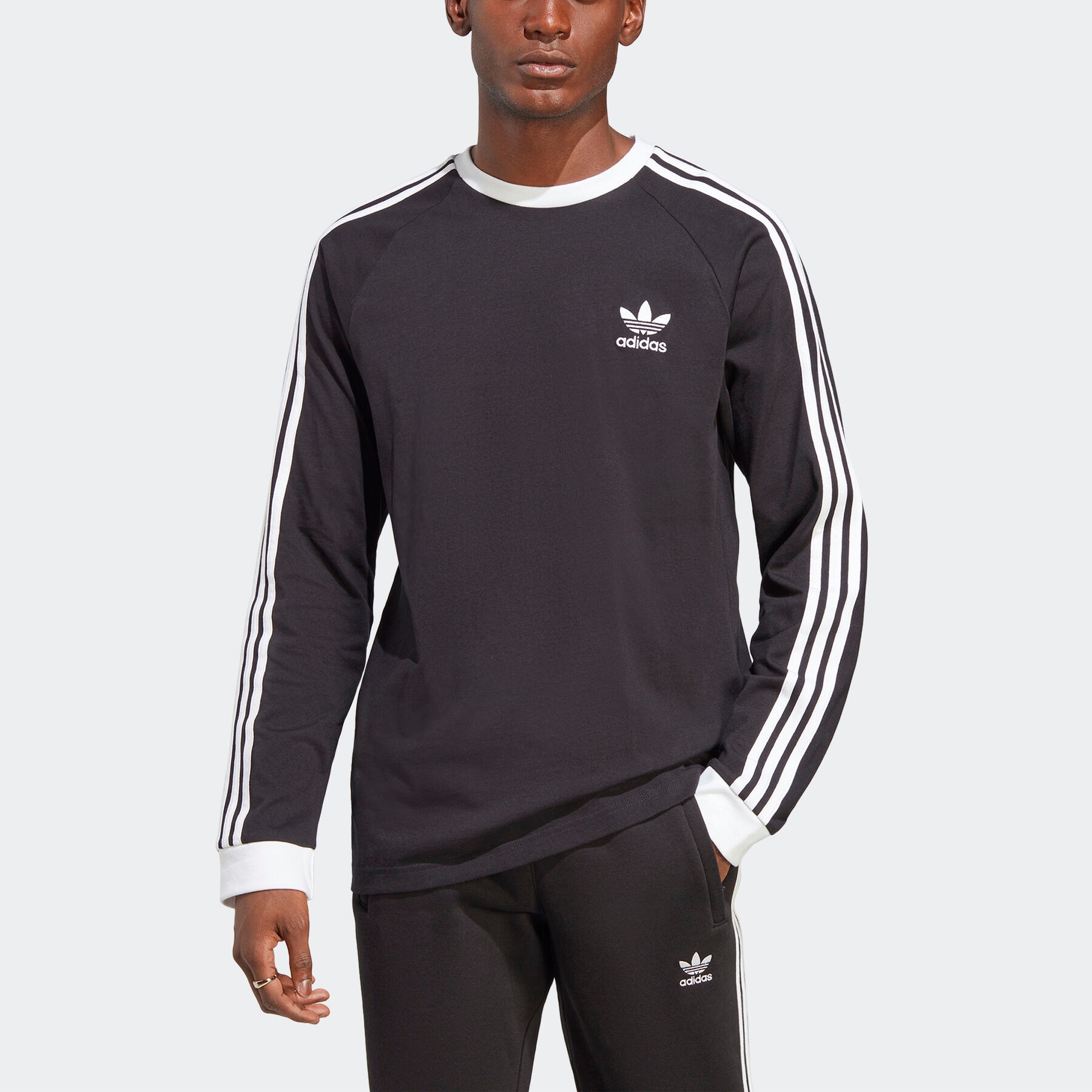 adidas Originals Langarmshirt "3-STRIPES LS T" günstig online kaufen