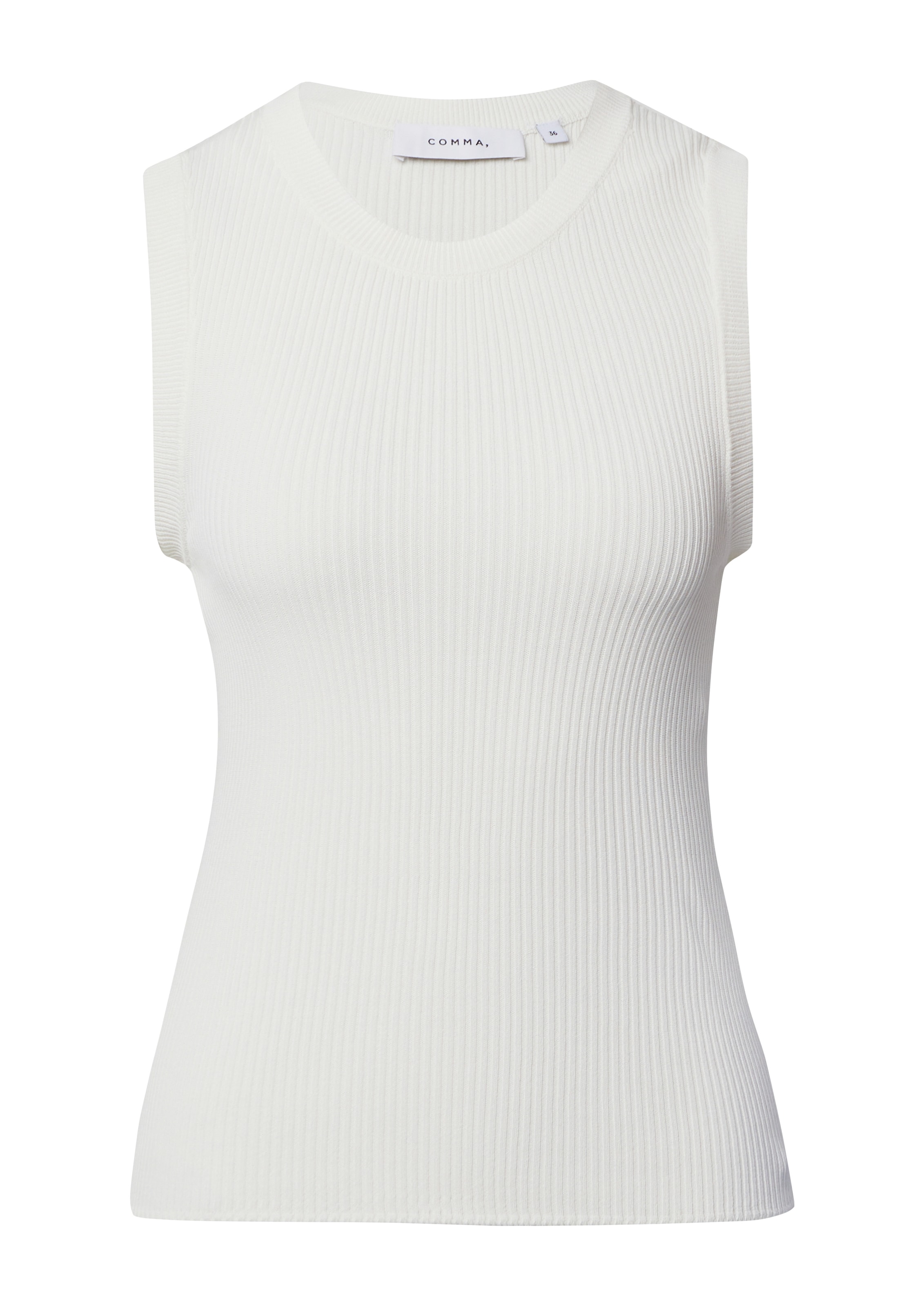 Comma Stricktop aus Viskosemix im Slim Fit