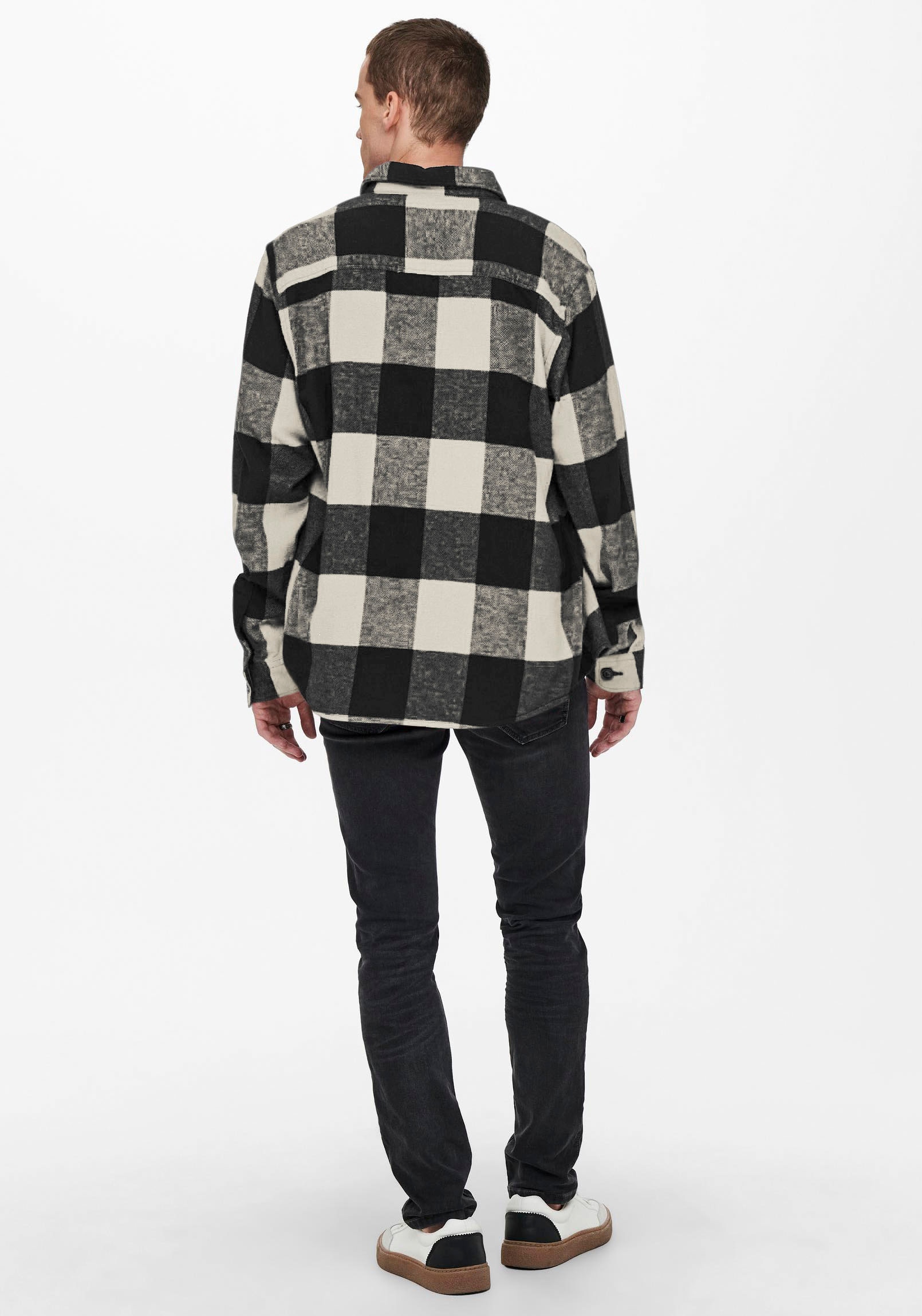 ONLY & SONS Karohemd »MILO LIFE CHECK OVERSHIRT«