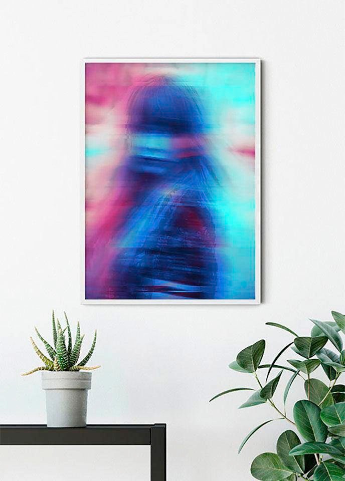 Komar Bild »Neon Girl«, Porträts, (1 St.), Wandbild zur Dekoration - ohne Rahmen