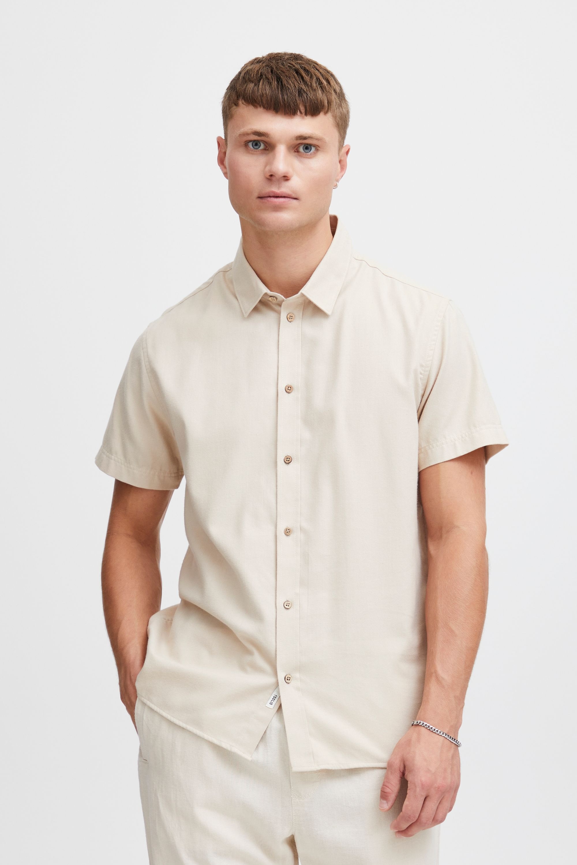 Solid Kurzarmshirt "Kurzarmhemd SDPete" günstig online kaufen