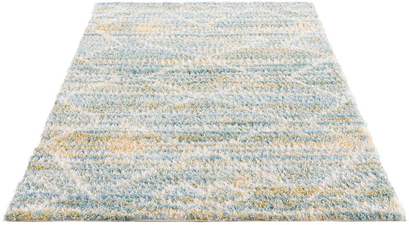 Carpet City Hochflor-Teppich »Pulpy 557«, rechteckig, 30 mm Höhe, besonders weich, Ethno Look, ideal für Wohnzimmer & Schlafzimmer