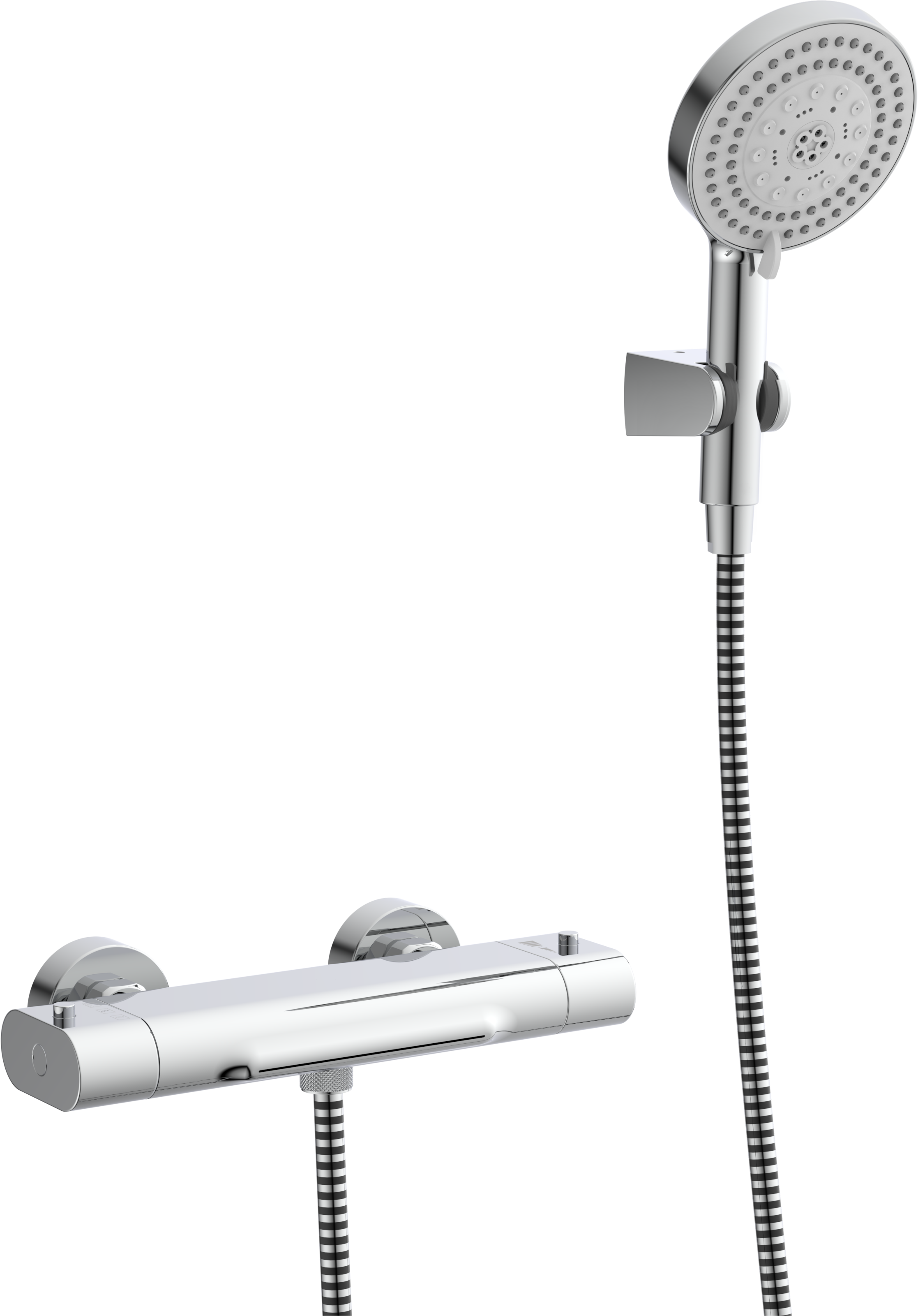 Eisl Duschsystem »Parma«, Eco-Stopp-Funktion, Antikalk-Noppen, wassersparend