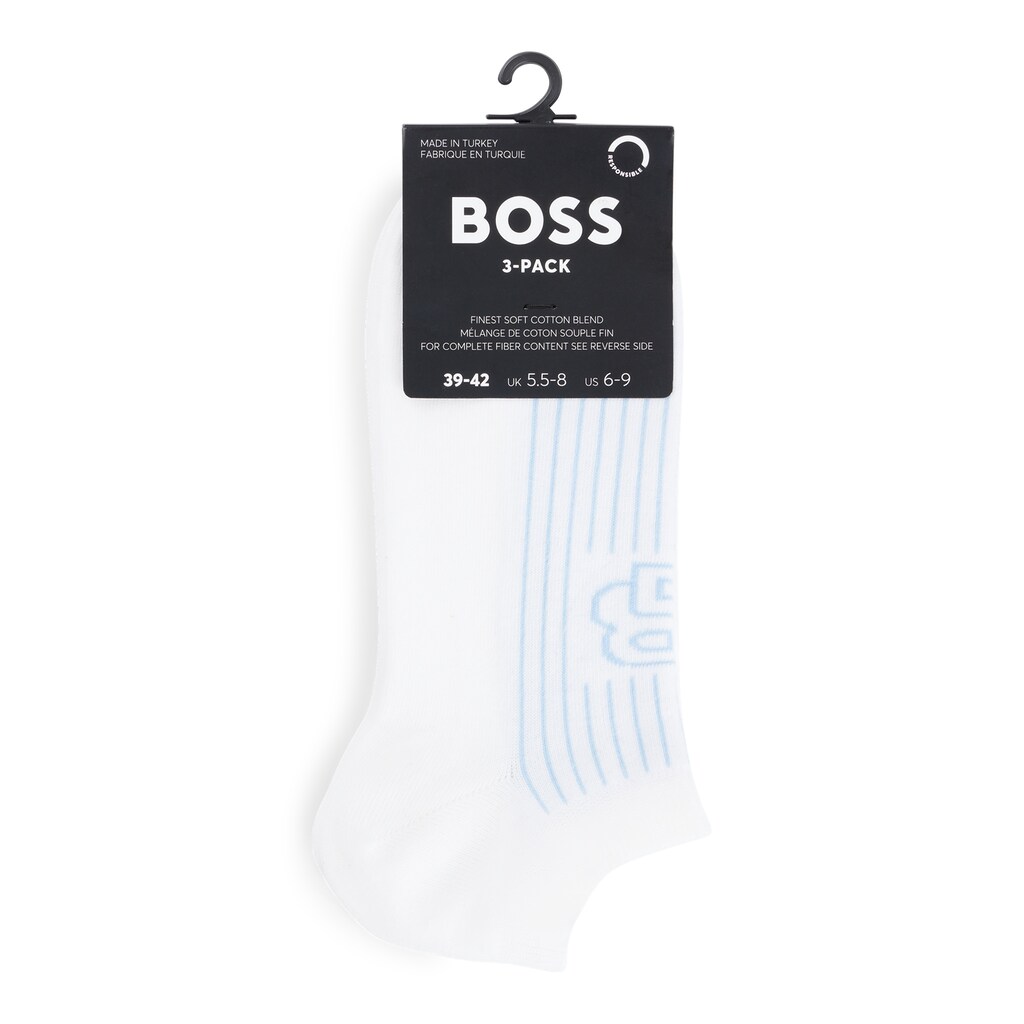 BOSS Freizeitsocken »3P AS Pinstripe CC«, (Packung, 3 Paar, 3er)