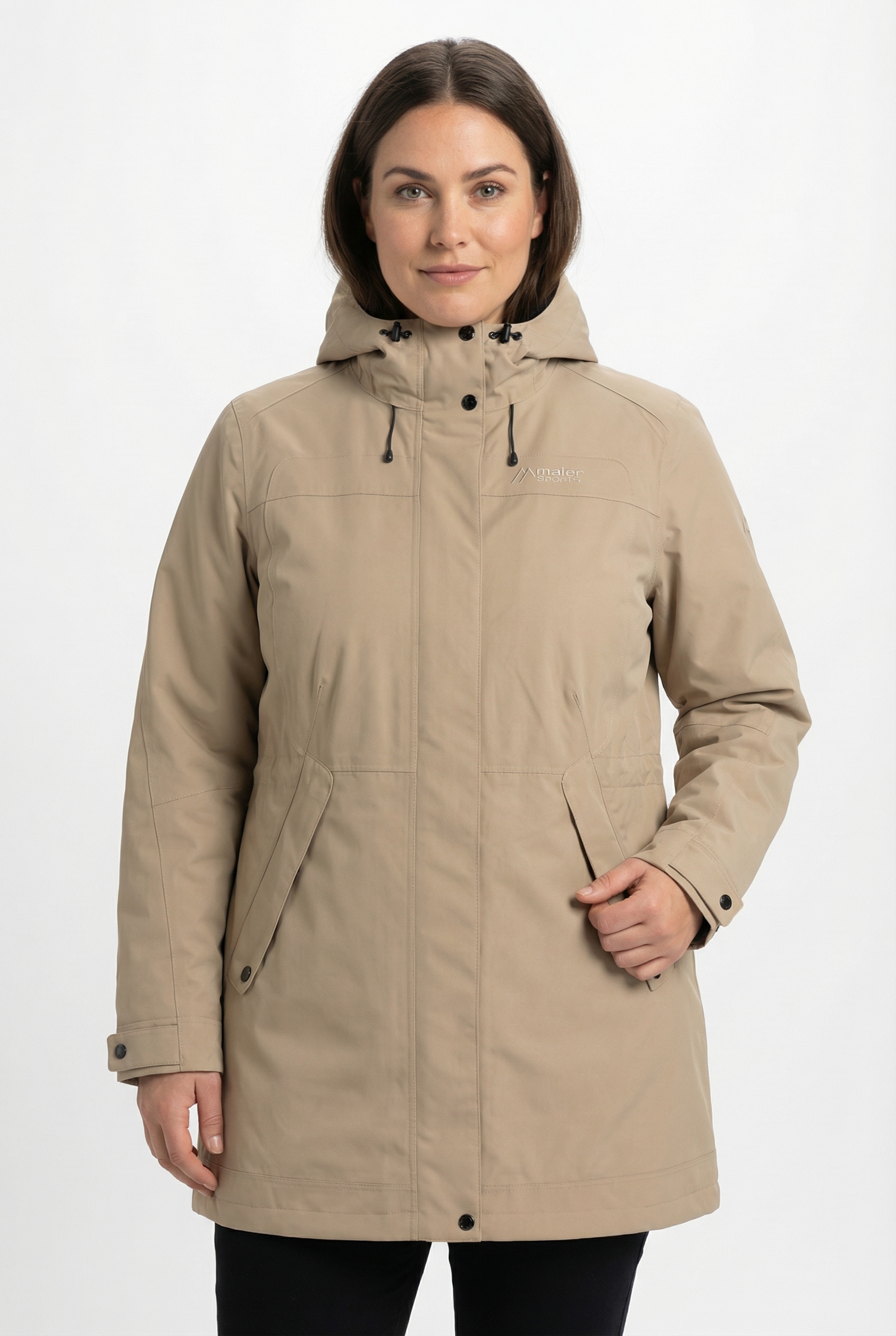 Maier Sports 3-in-1-Funktionsmantel "Doppelmantel Damen" mit 2-Wege-Reißverschluss, atmungsaktiv, schnell trocknend
