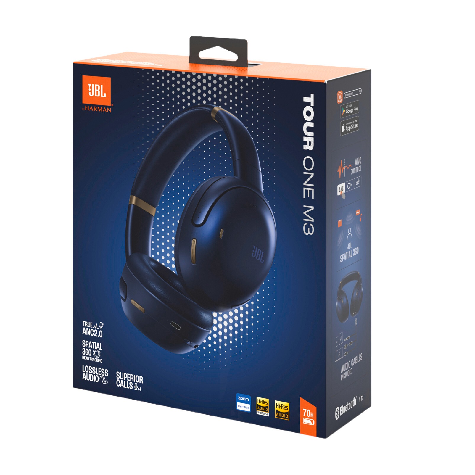 JBL Open-Ear-Kopfhörer »TOUR ONE M3«, A2DP Bluetooth, Active Noise Cancelling (ANC)-Freisprechfunktion
