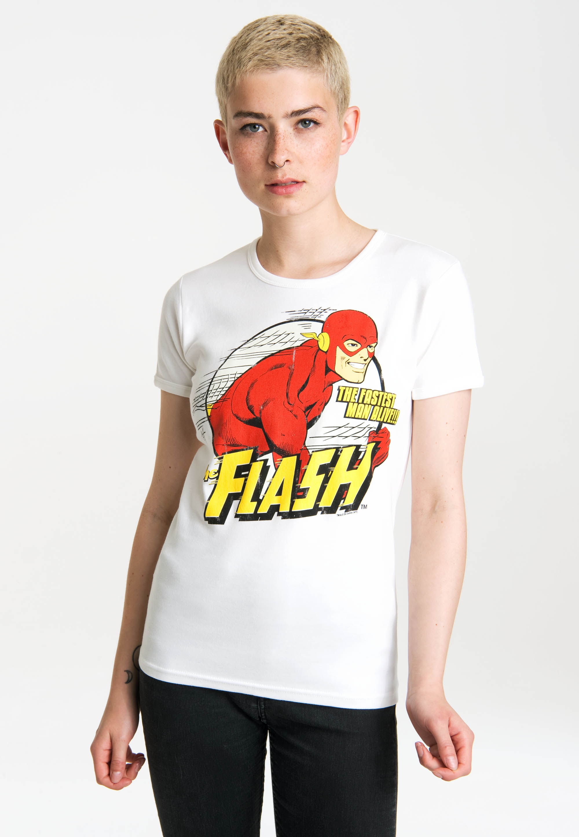 LOGOSHIRT T-Shirt »Flash«, mit lizenziertem Originaldesign