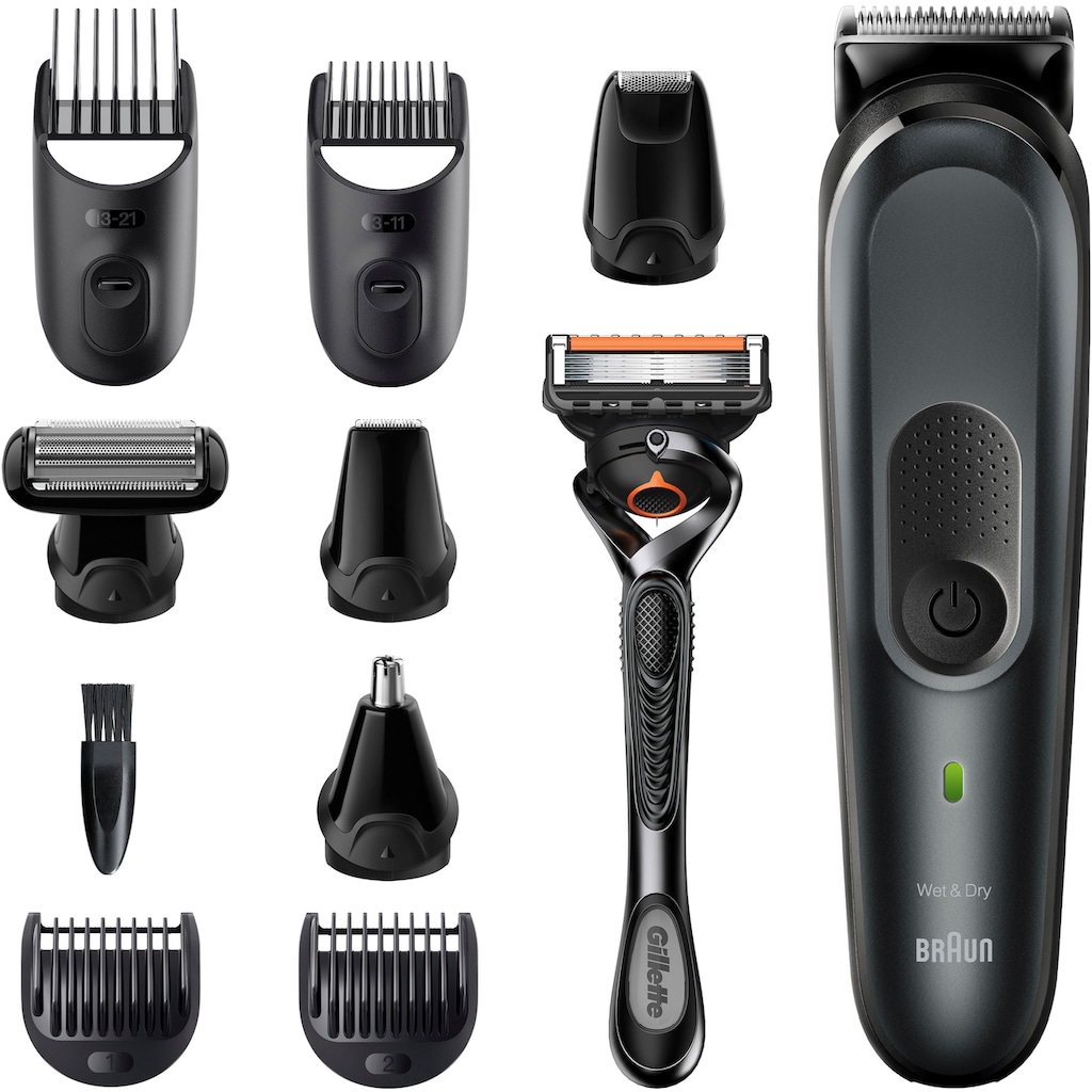 Braun Haarschneider »Multi-Grooming-Kit 7 MGK7321«, 8 Aufsätze