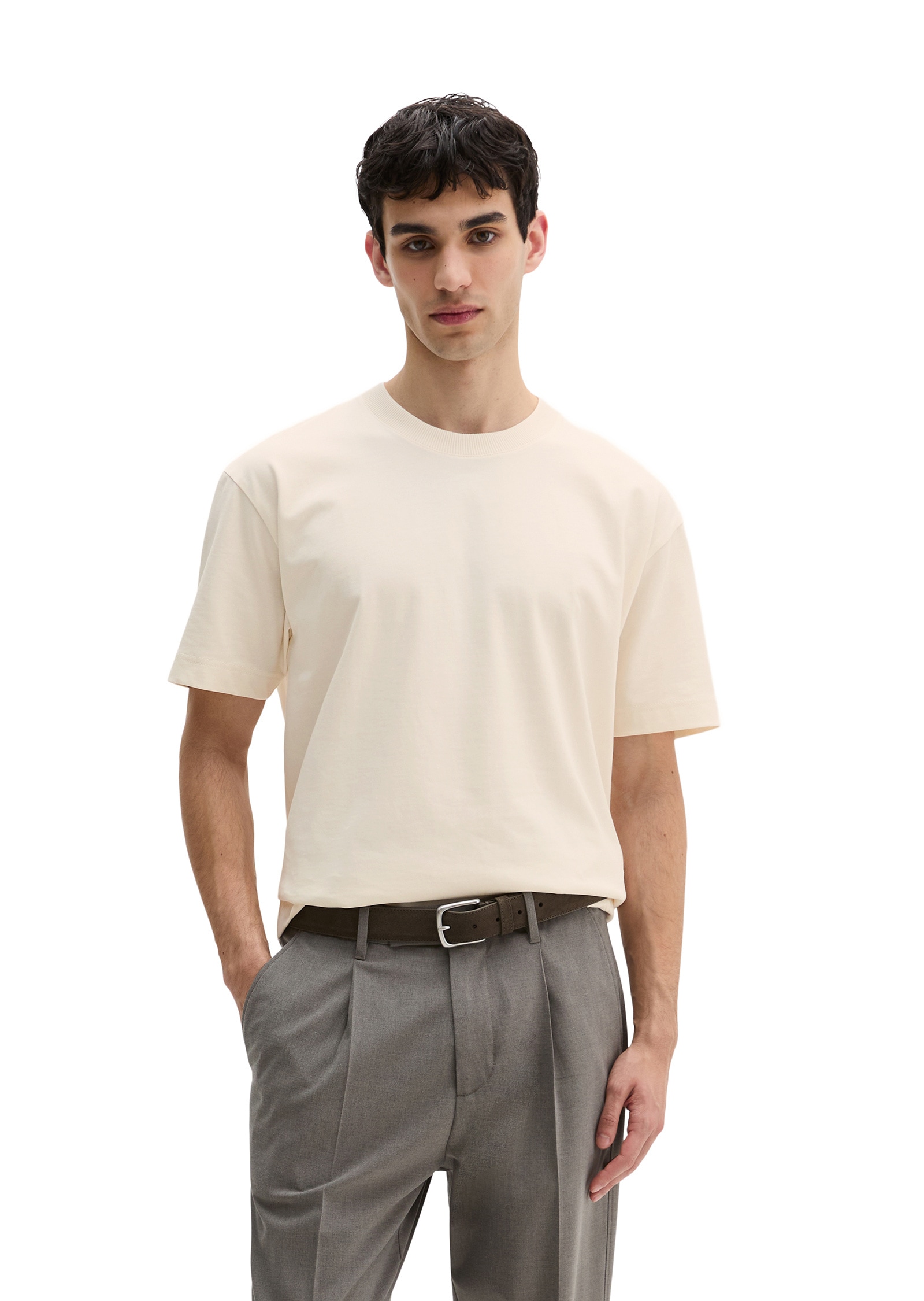 Marc OPolo T-Shirt "aus schwerem Bio-Baumwoll-Jersey"