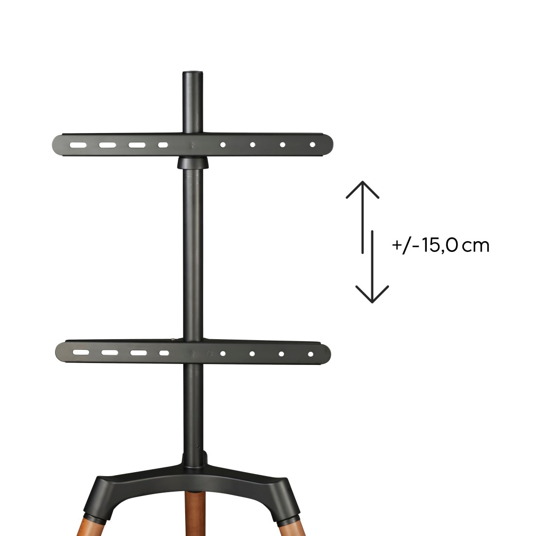 Hama TV-Ständer »Ständer für TV, 81 - 165 cm (32"- 65"), bis 35 kg«, bis 165 cm Zoll, freihstehend, schwenkbar, höhenverstellbar