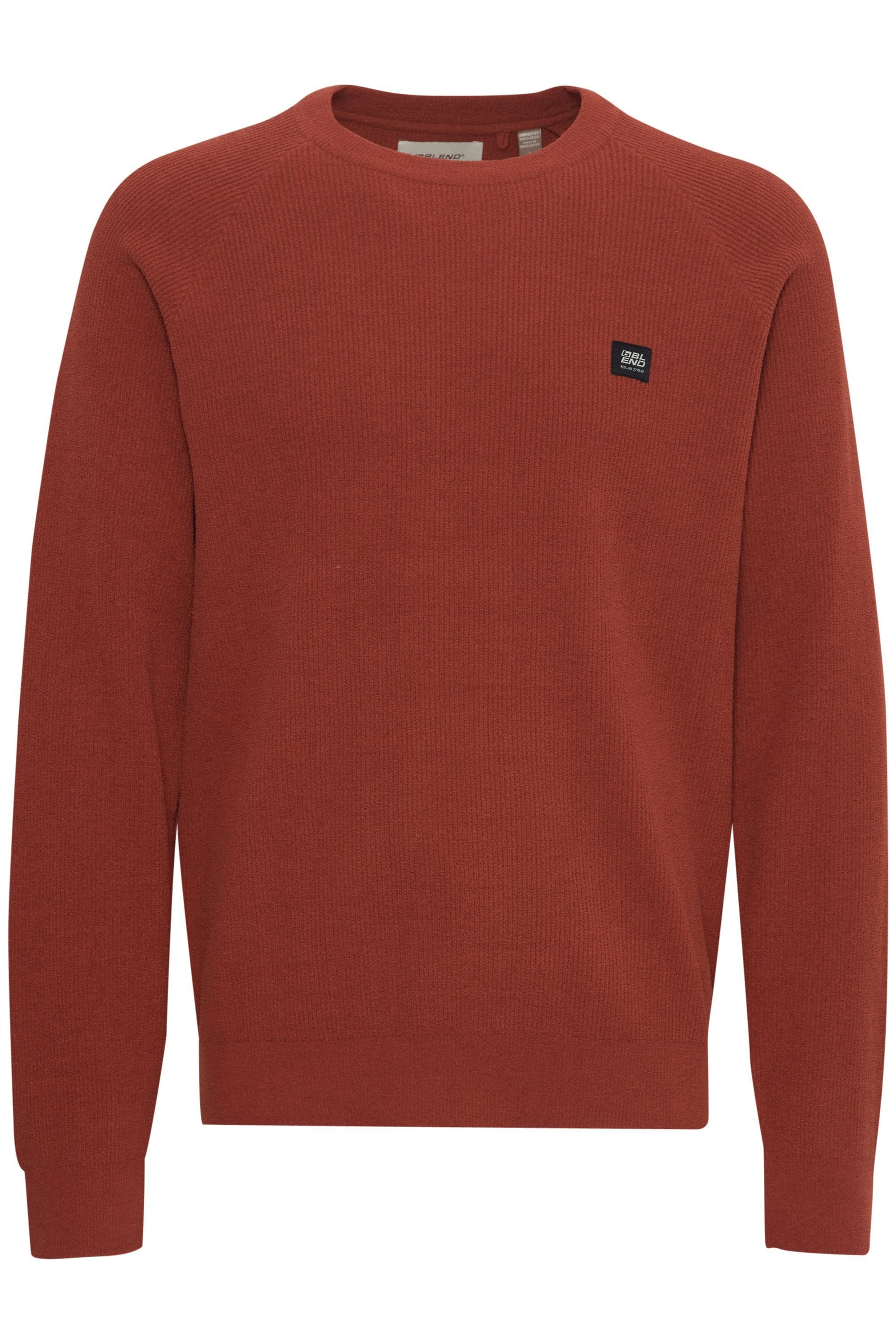 Blend Strickfleece-Pullover "Strickpullover BHPullover"