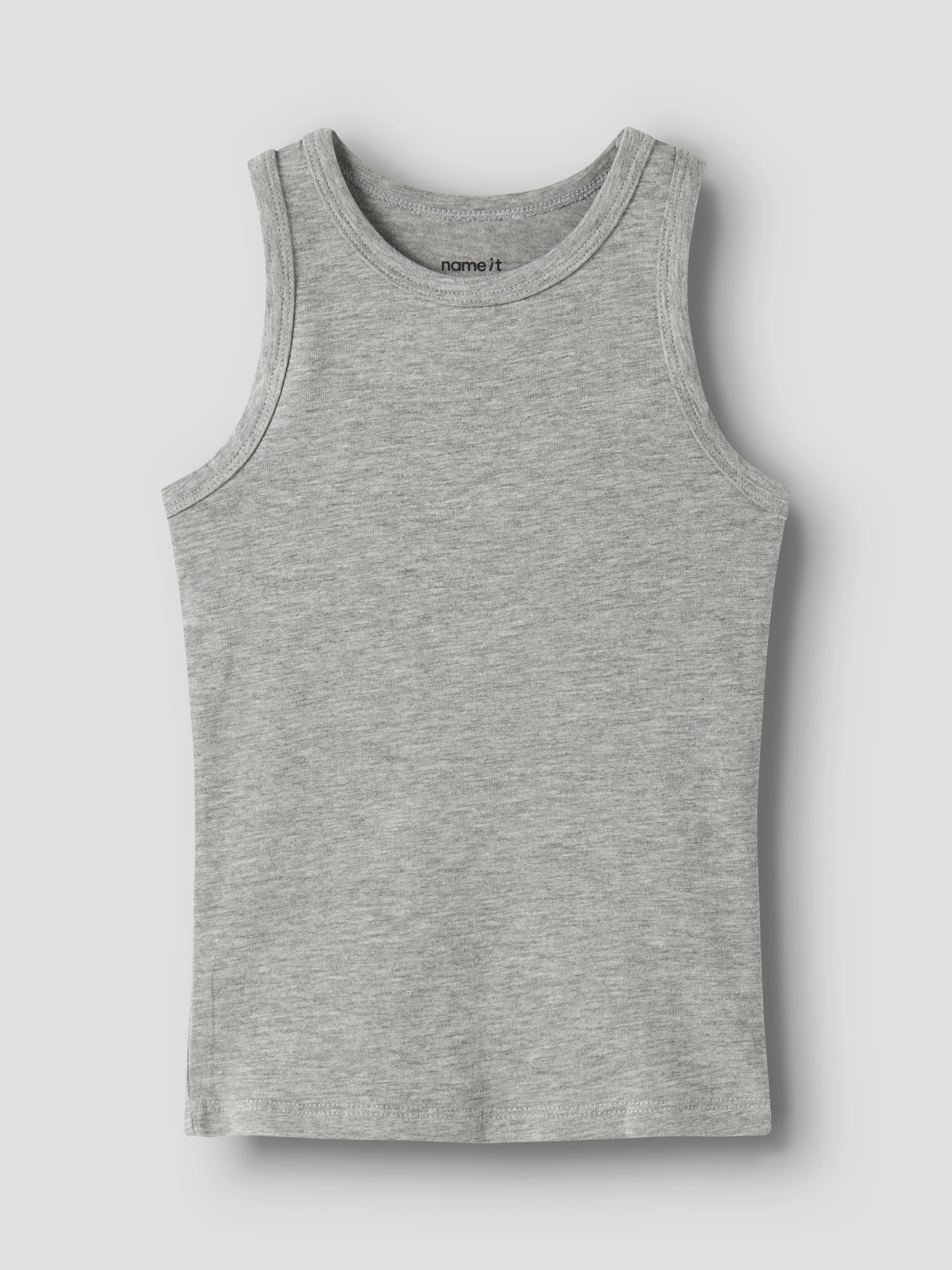 Name It Unterhemd »NKMTANK für Jungen mit Streifen im 4er-Pack« Packung, 4 Stk. gestreift, casual, regular fit, Baumwollmischung, Rundhals