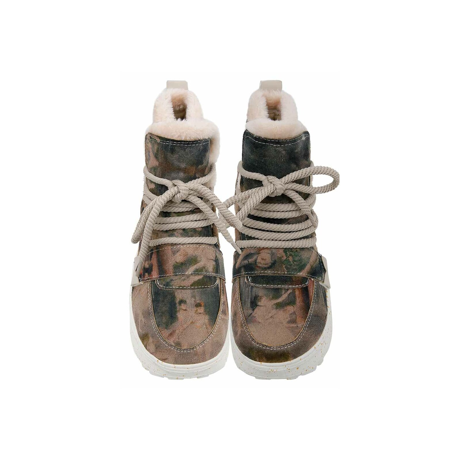 DOGO Schnürstiefelette »Snowie High-Top Bootballerinas Damen Stiefeletten«, Vegan
