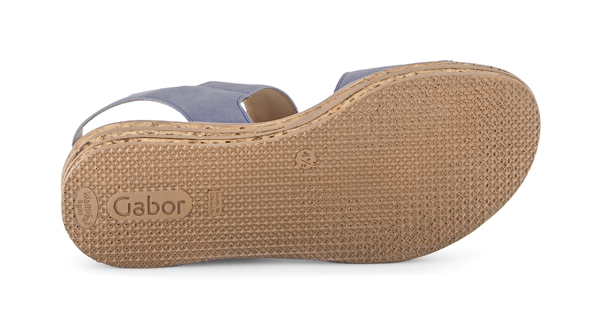 Gabor Keilsandalette  , Riemchensandale, Sommerschuh mit modischer Zierschnalle