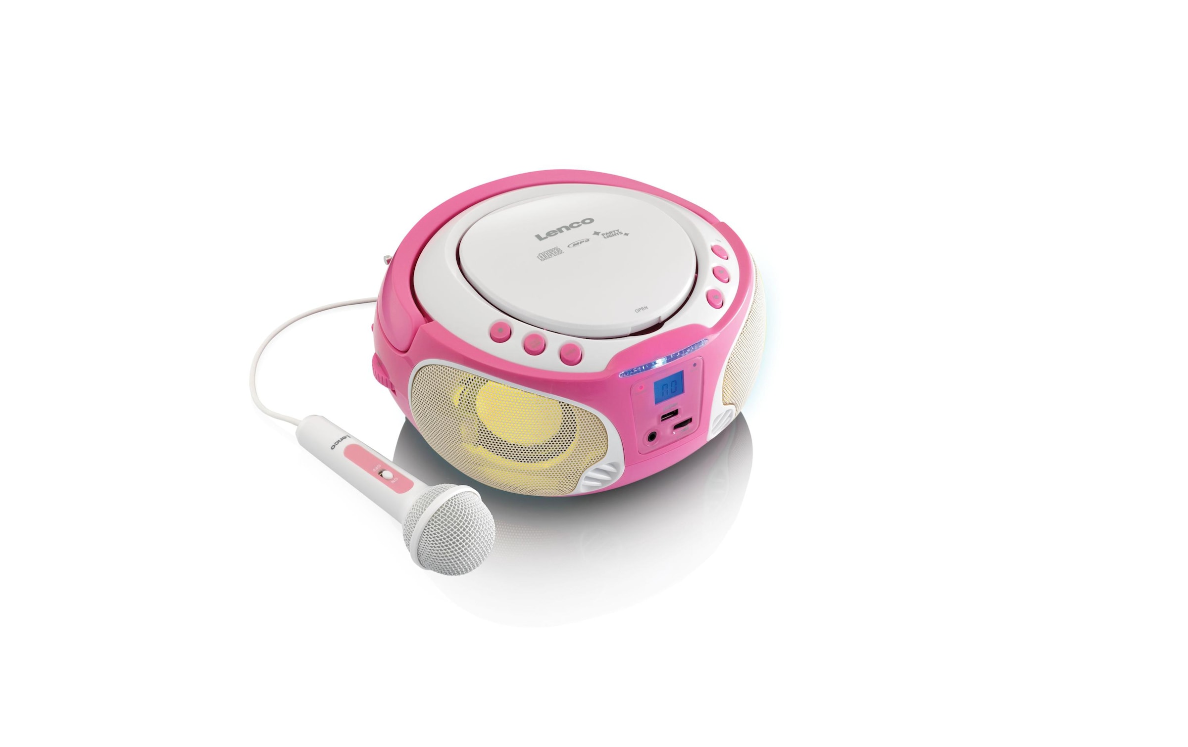 Lenco Radio »Portable Radio/CD-Player SCD-650 Pink« (CD FM-Tuner )