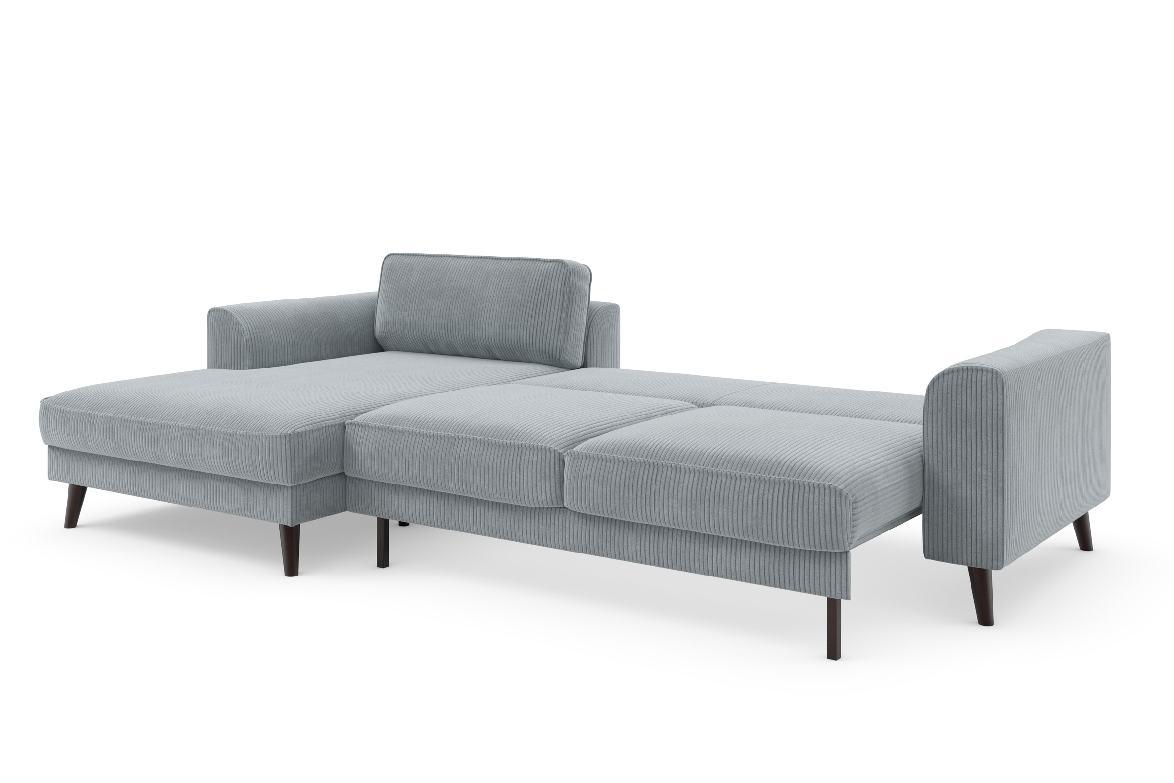 TRENDMANUFAKTUR Ecksofa »Lumber Jack, elegantes Designsofa, zeitlos modern, hoher Sitzkomfort«, wahlweise mit Bettfunktion u. Bettkasten, L-Form