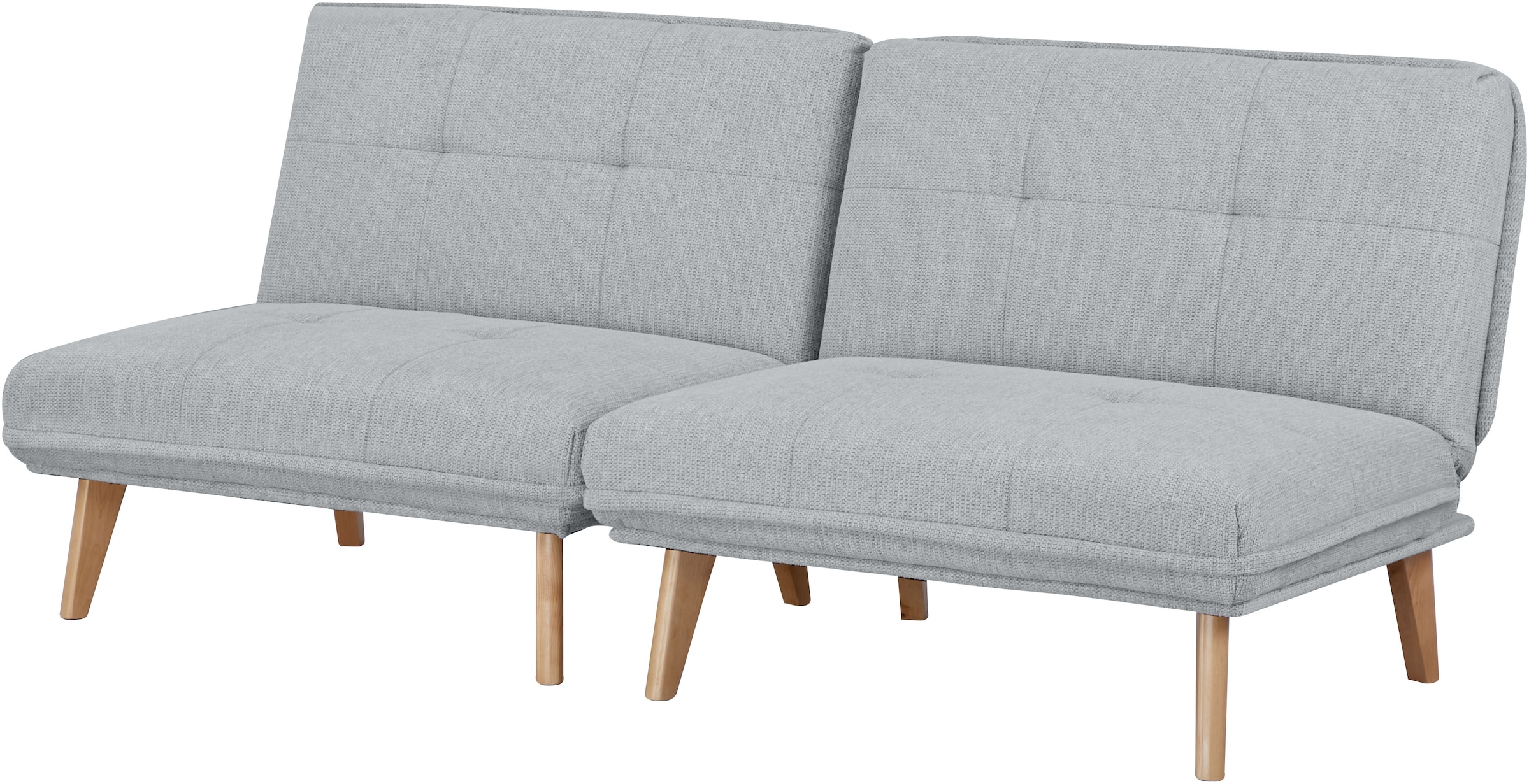 INOSIGN Sessel »DELANEY Schlafsofa, bestehend aus 2 Modulen, mit Schlaffunktion«, Bettsofa, Schlafsessel, Klappsofa, erweiterbar, in Webstoff