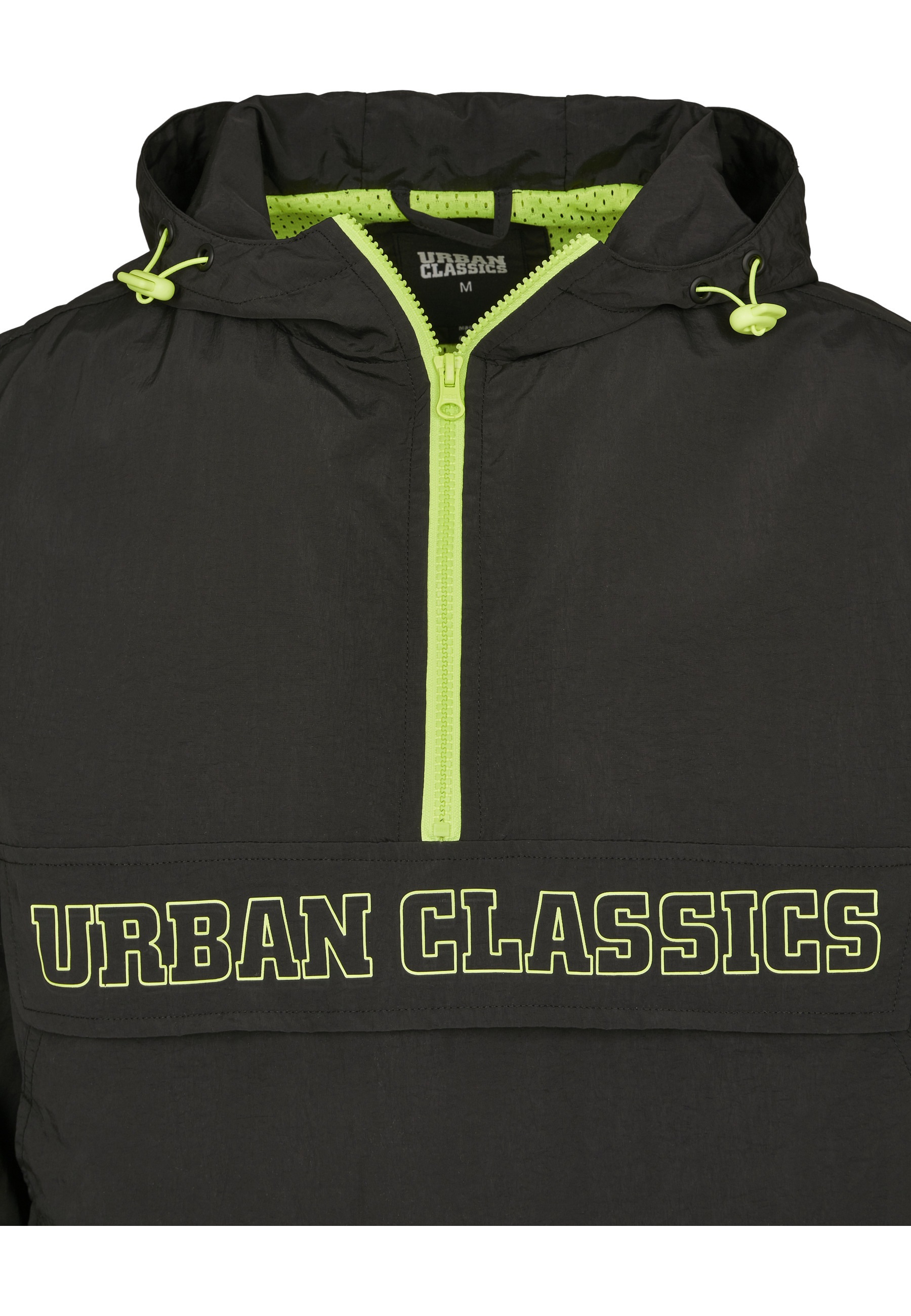 URBAN CLASSICS Anorak »Urban Classics Herren Contrast Pull Over Jacket« 1 Stk. tlg. mit Kapuze