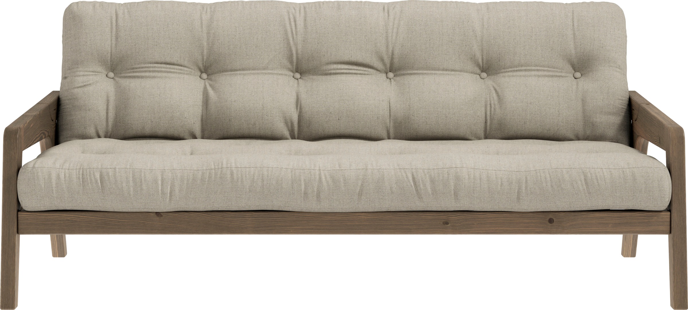 Karup Design Schlafsofa, Mit Holzstruktur, inkl. Futonmatratze, Liegefläche günstig online kaufen