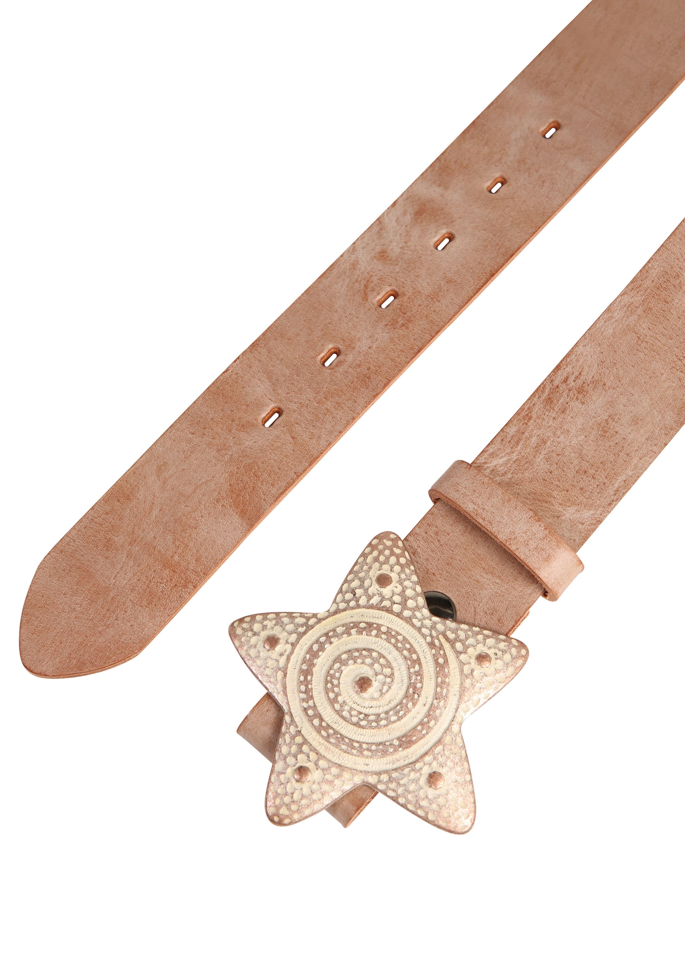 Rettungsring Gürtel Ledergürtel, mit austauschbarer Schließe "Seestern Rosé günstig online kaufen