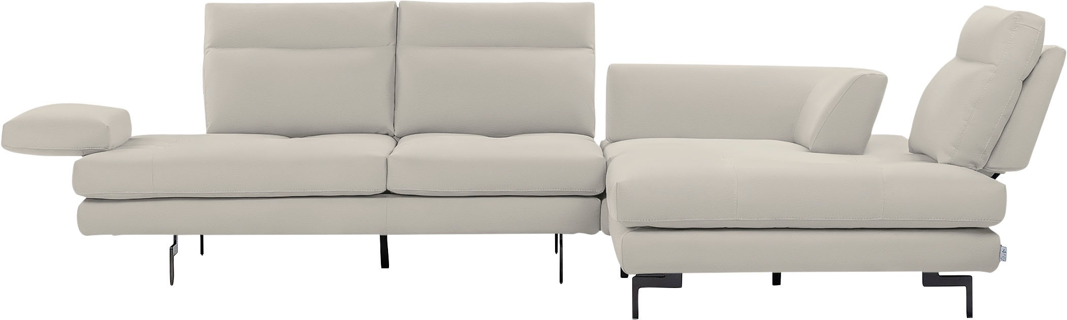 CALIA ITALIA Ecksofa "Toby Wing, Komfortsofa mit Sitzkomfort der Extraklass günstig online kaufen