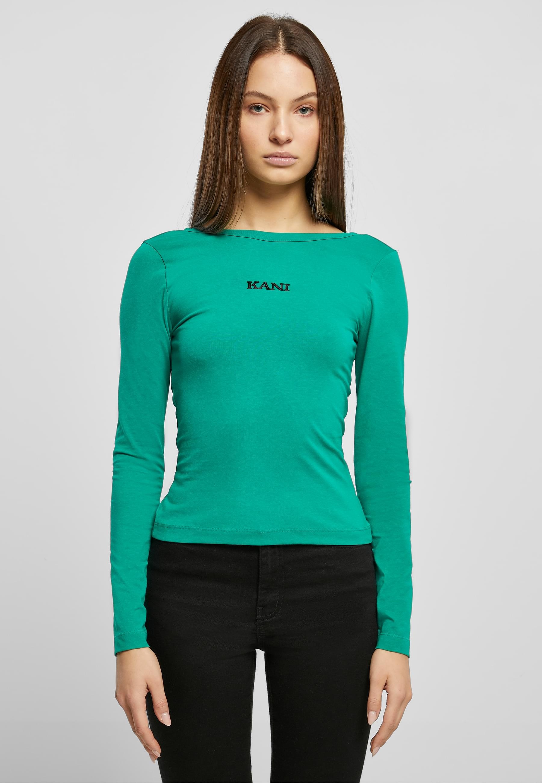 Karl Kani Longsleeve »Karl Kani Damen KW231-017-1 KK Small Retro Laced LS green«, (1 tlg.)