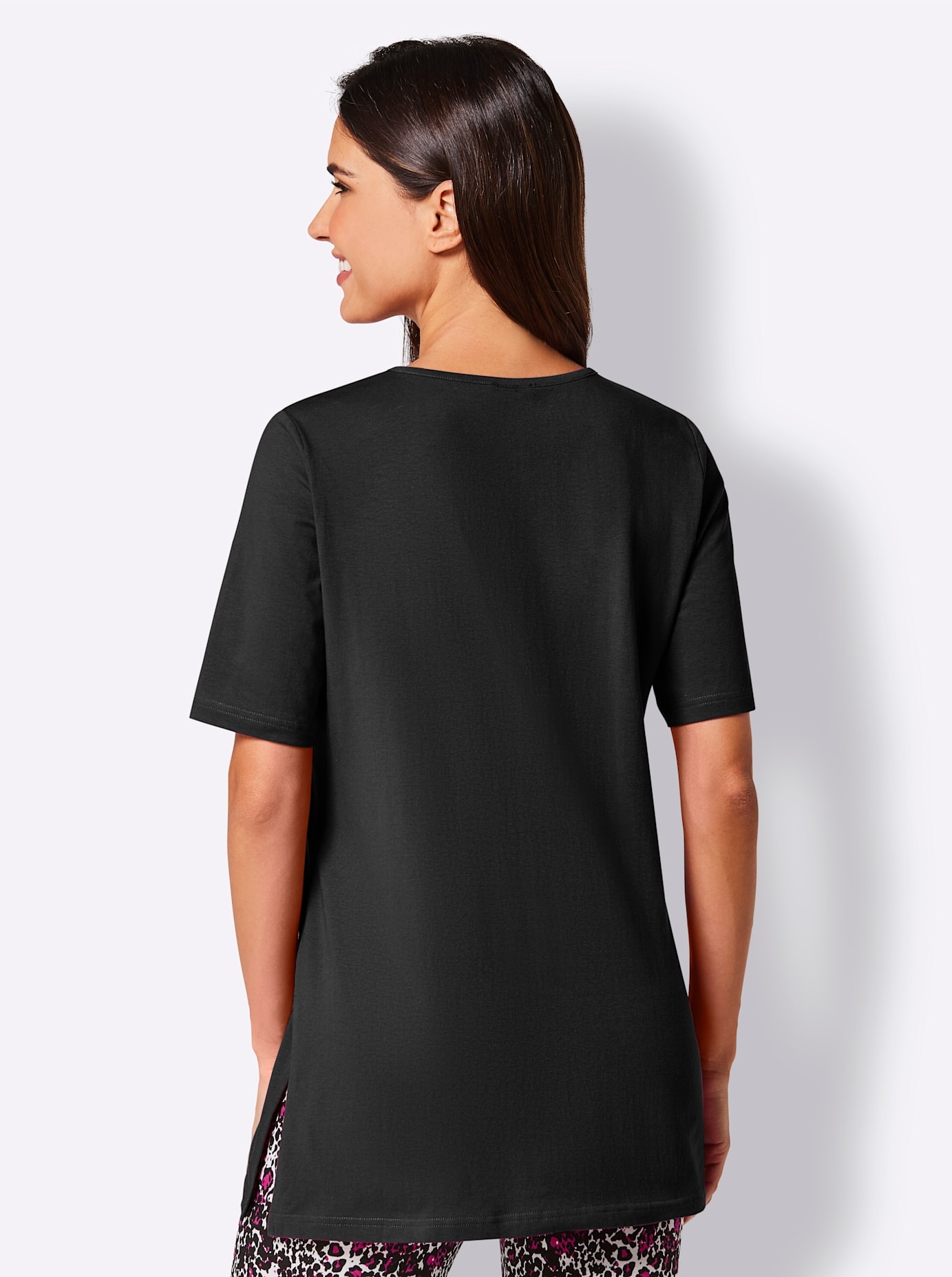 feel good Rundhalsshirt »Longshirt«, (1 tlg.)