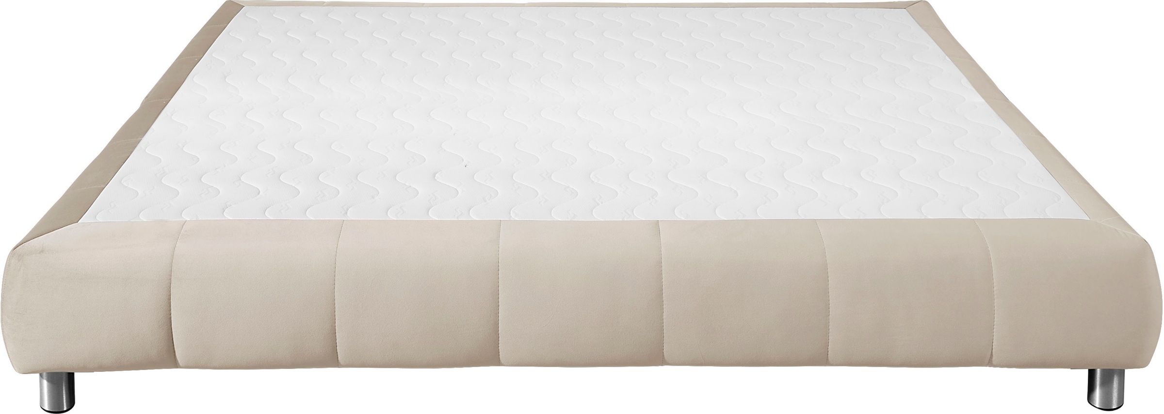 andas Boxspringbett »Salo«, Ohne Kopfteil, inkl. Topper, auch in Überlänge 220 cm