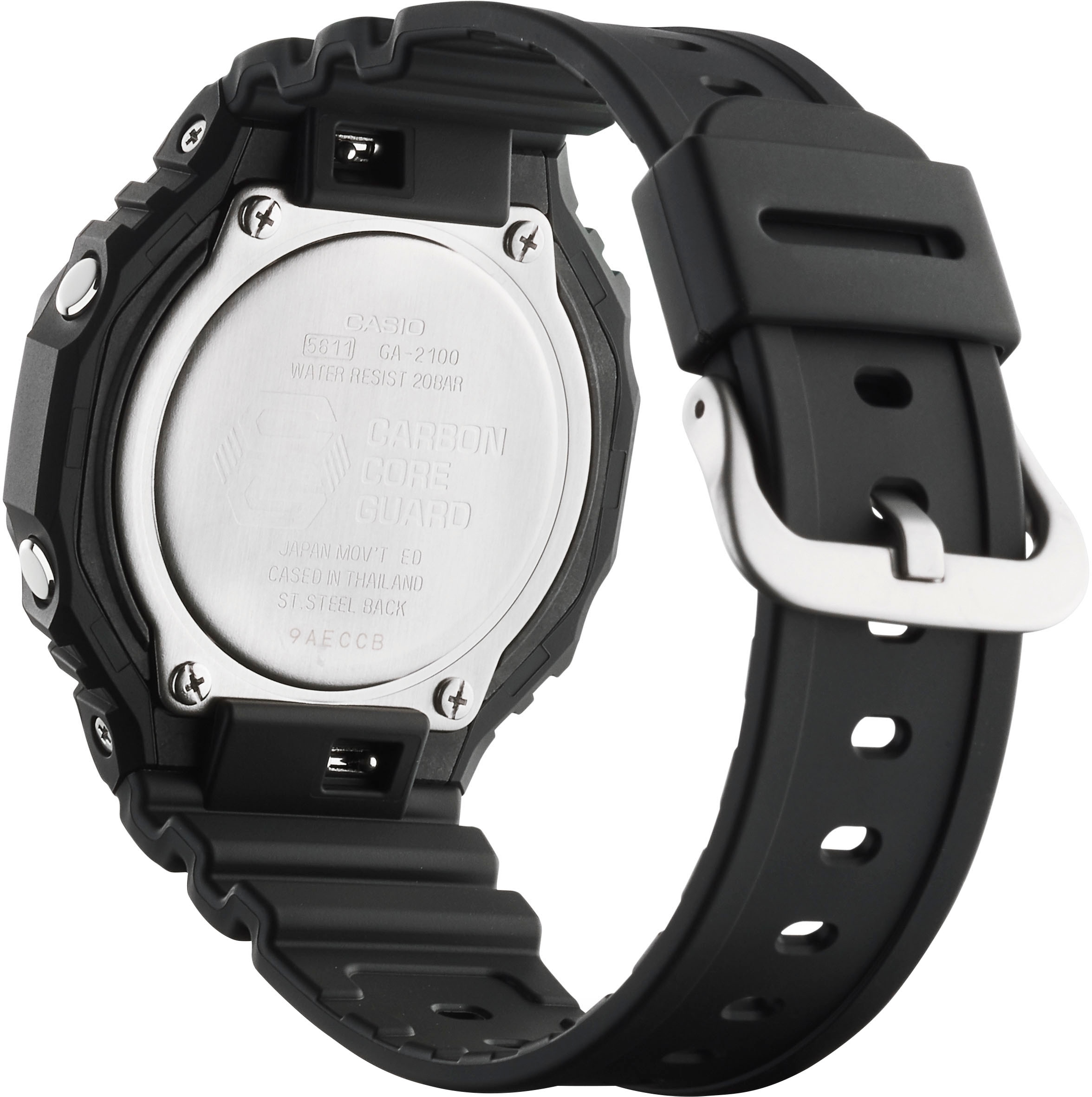 CASIO G-SHOCK Chronograph, Quarzuhr,Armbanduhr,Herrenuhr,digital, bis 20 bar wasserd.Resinarmband
