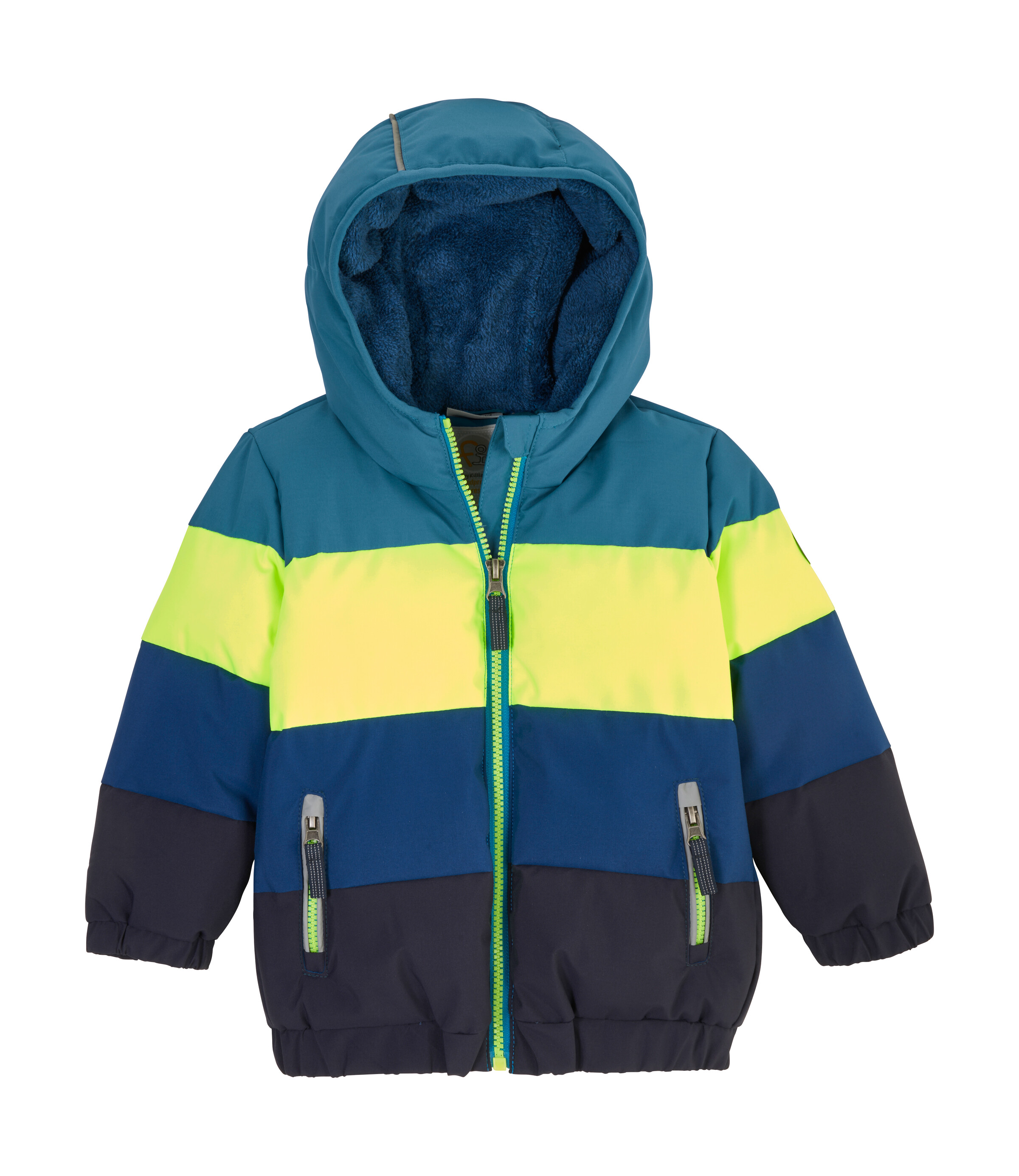 first instinct by killtec Steppjacke "FIOW 21 MNS QLTD JCKT" Warme, wasserabweisende Kinderjacke mit Colourblock-Design