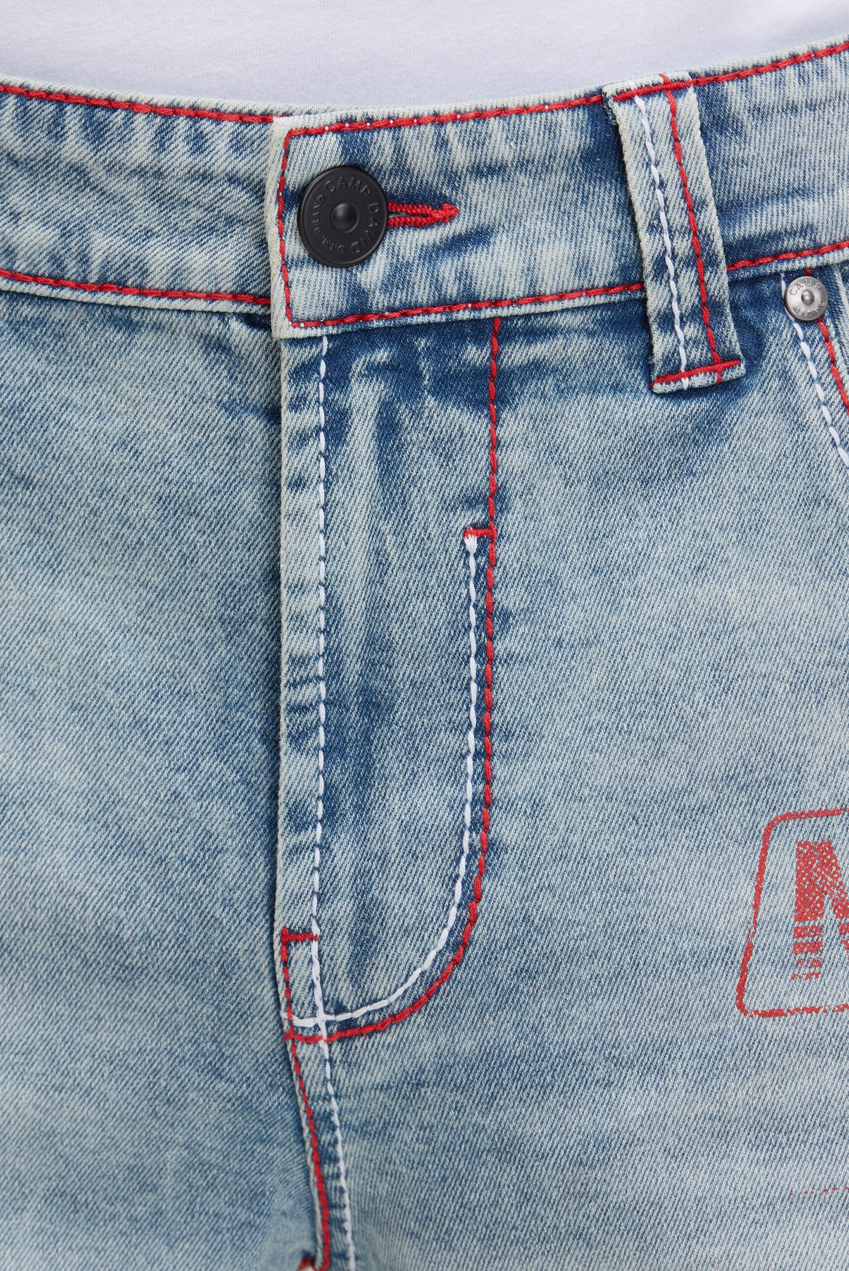 CAMP DAVID Jeansshorts mit normaler Leibhöhe