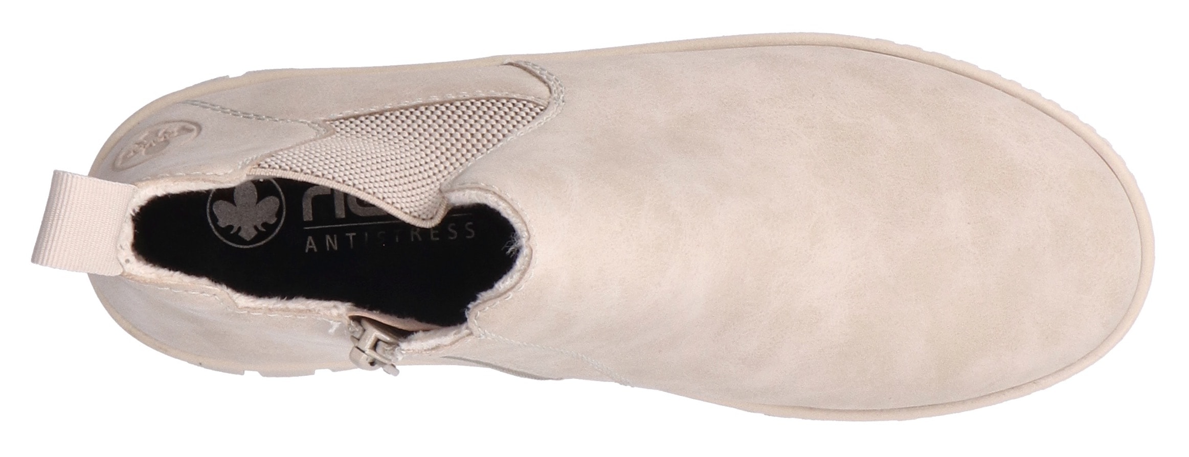 Rieker Winterboots, Chelseaboots, Plateausneaker, Stiefelette, Reißverschluss und Stretch
