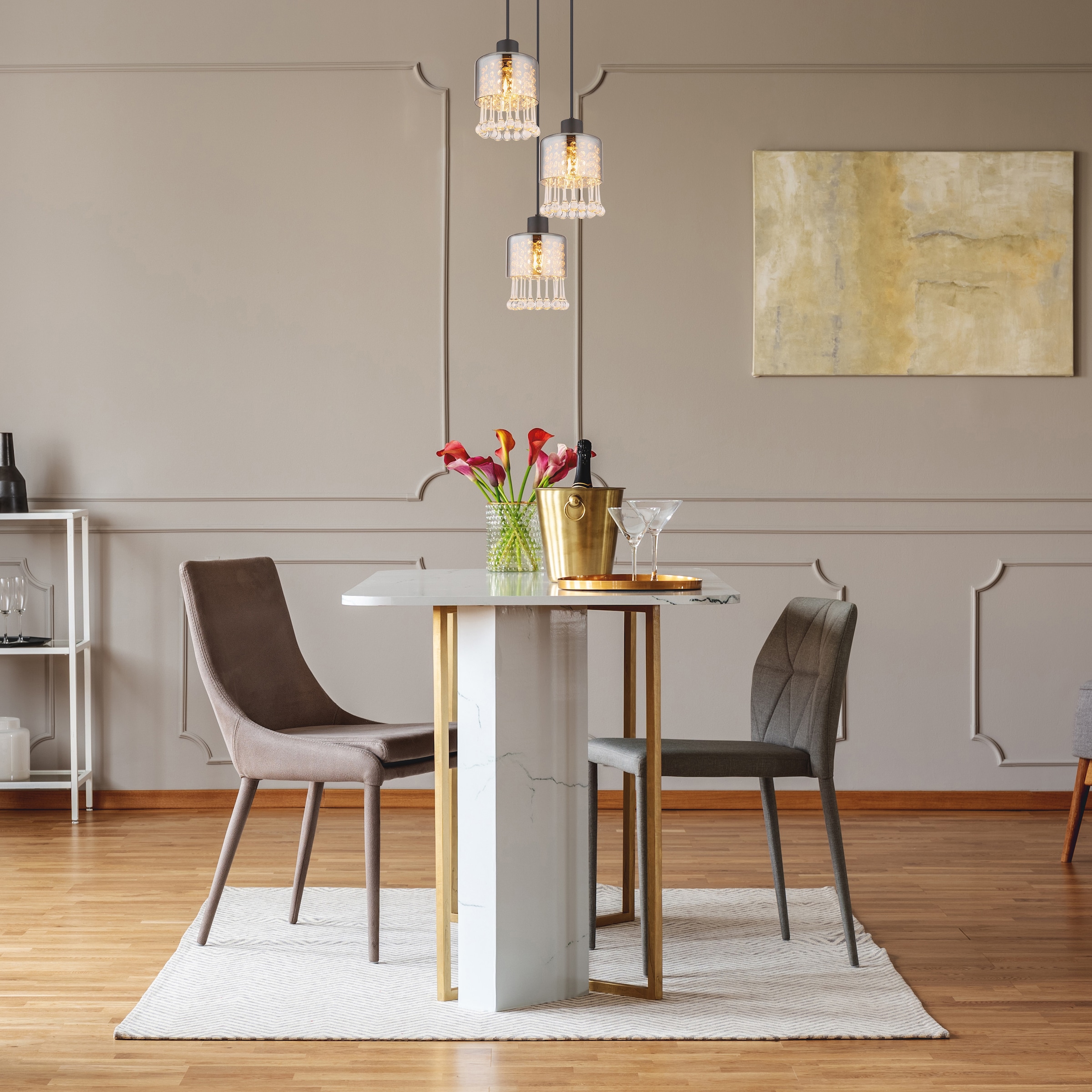 GLOBO LIGHTING Hängeleuchte »HENDRY« E27 1 Stk. Hängelampe Esszimmer-Leuchte Esstischleuchte Wohnzimmer