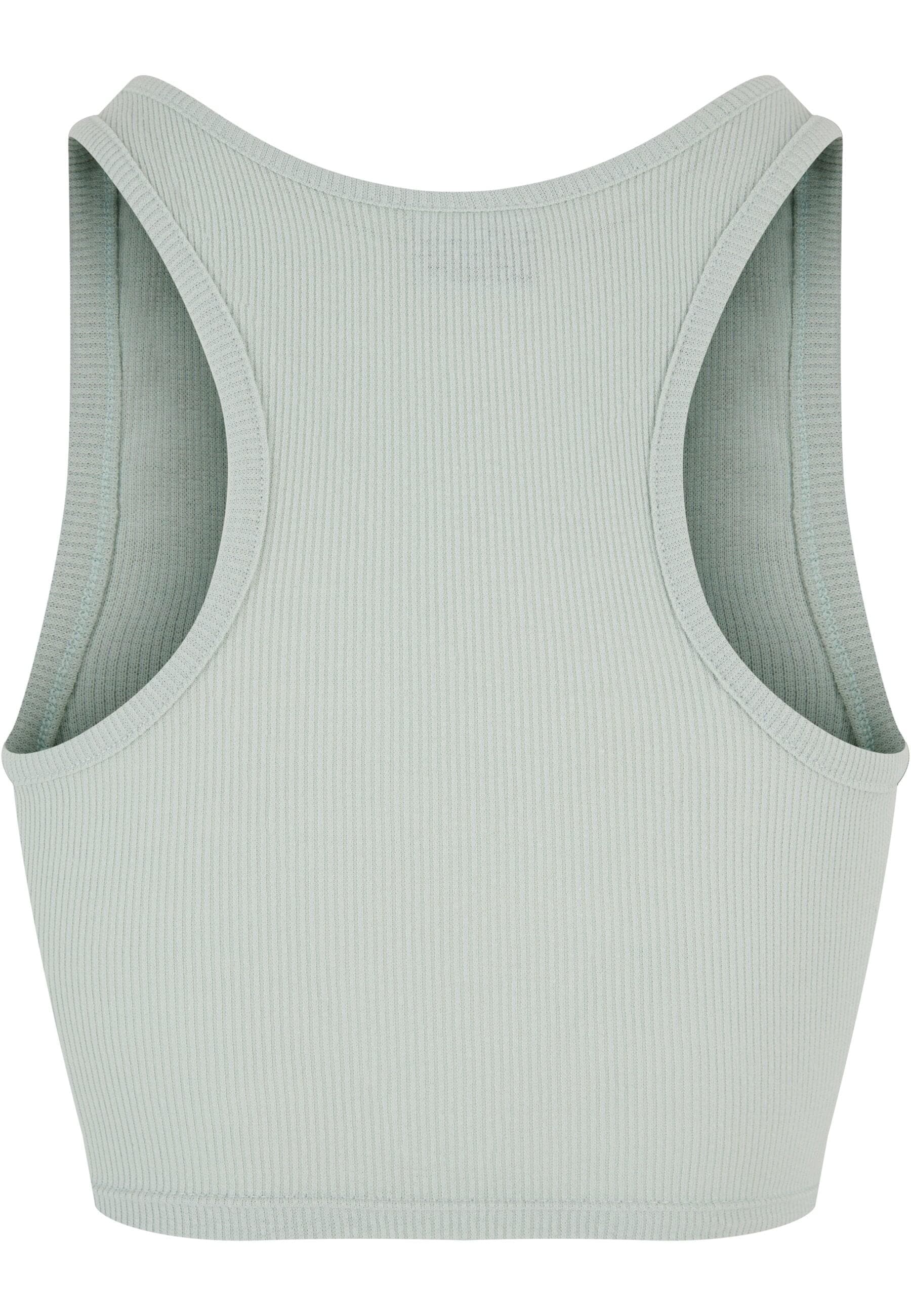 URBAN CLASSICS Muskelshirt »Urban Classics Damen Ladies Cropped Rib Top«, (1 tlg.)