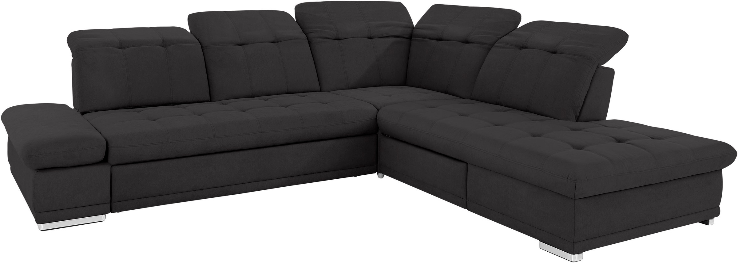 COTTA Ecksofa »Holiday L-Form mit Sitztiefen-, Armteil- und Kopfteilverstellung«, wahlweise mit Bettfunktion & Bettkasten