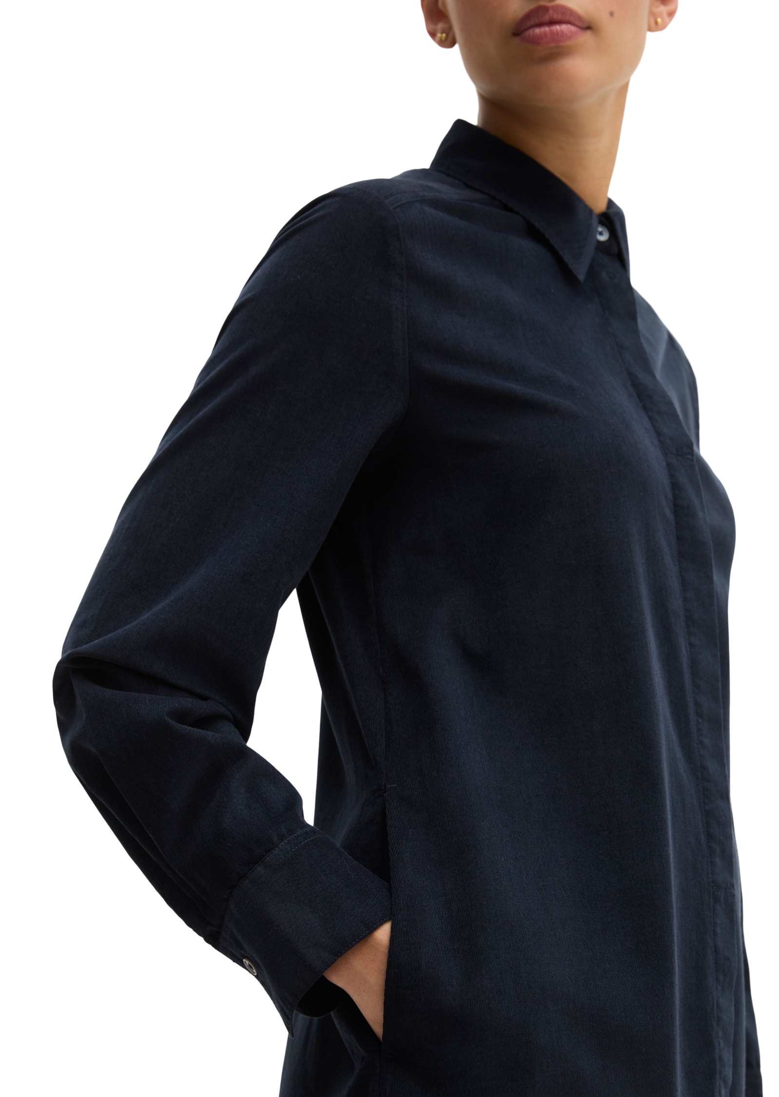 Marc O'Polo Hemdblusenkleid »in samtiger Cord-Qualität«