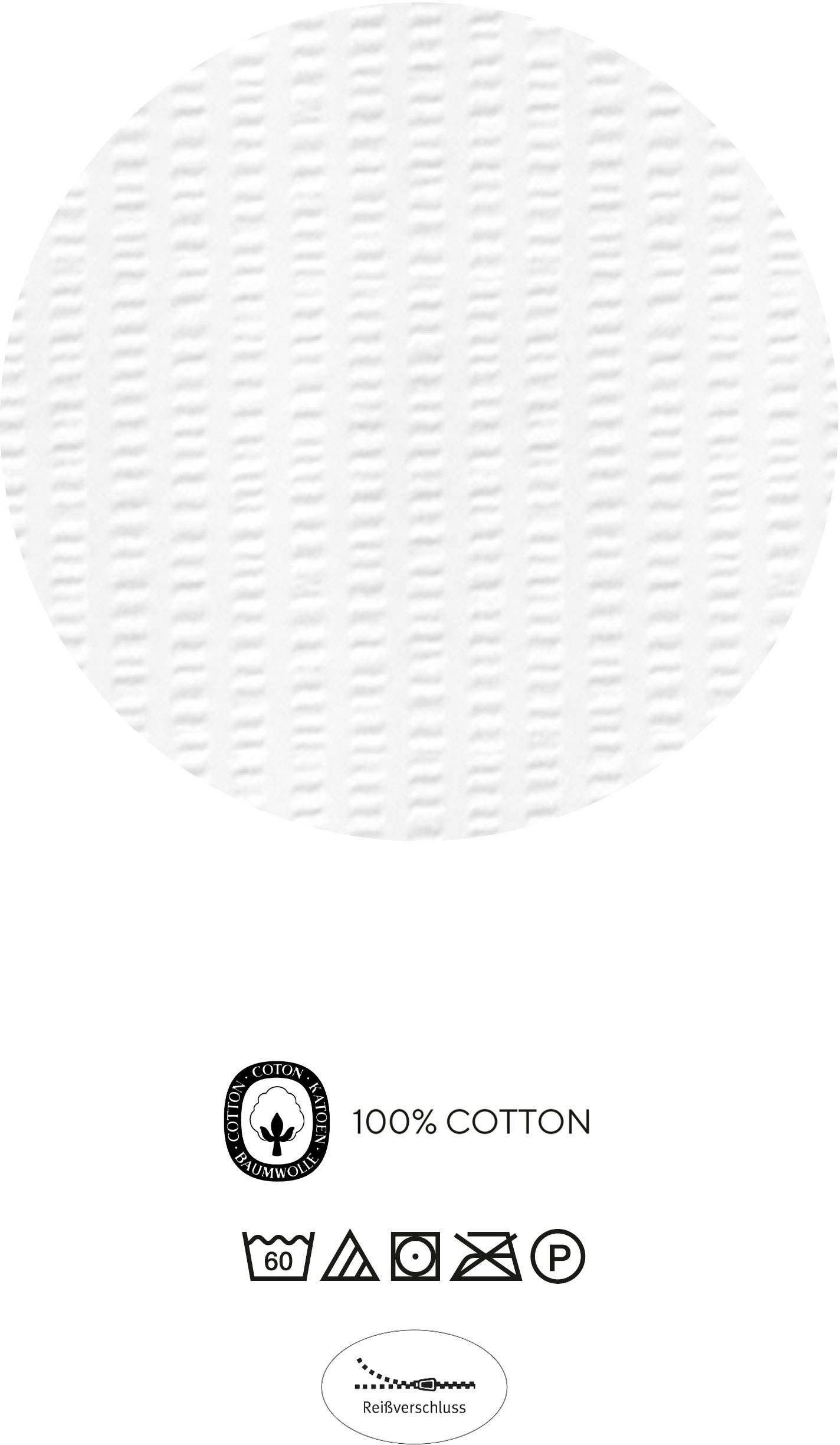 Castell - Markenbettwäsche Bettwäsche »Till«, (2 tlg.), absolut bügelfrei, 100% Baumwolle, mit Reißverschluss, ganzjährig