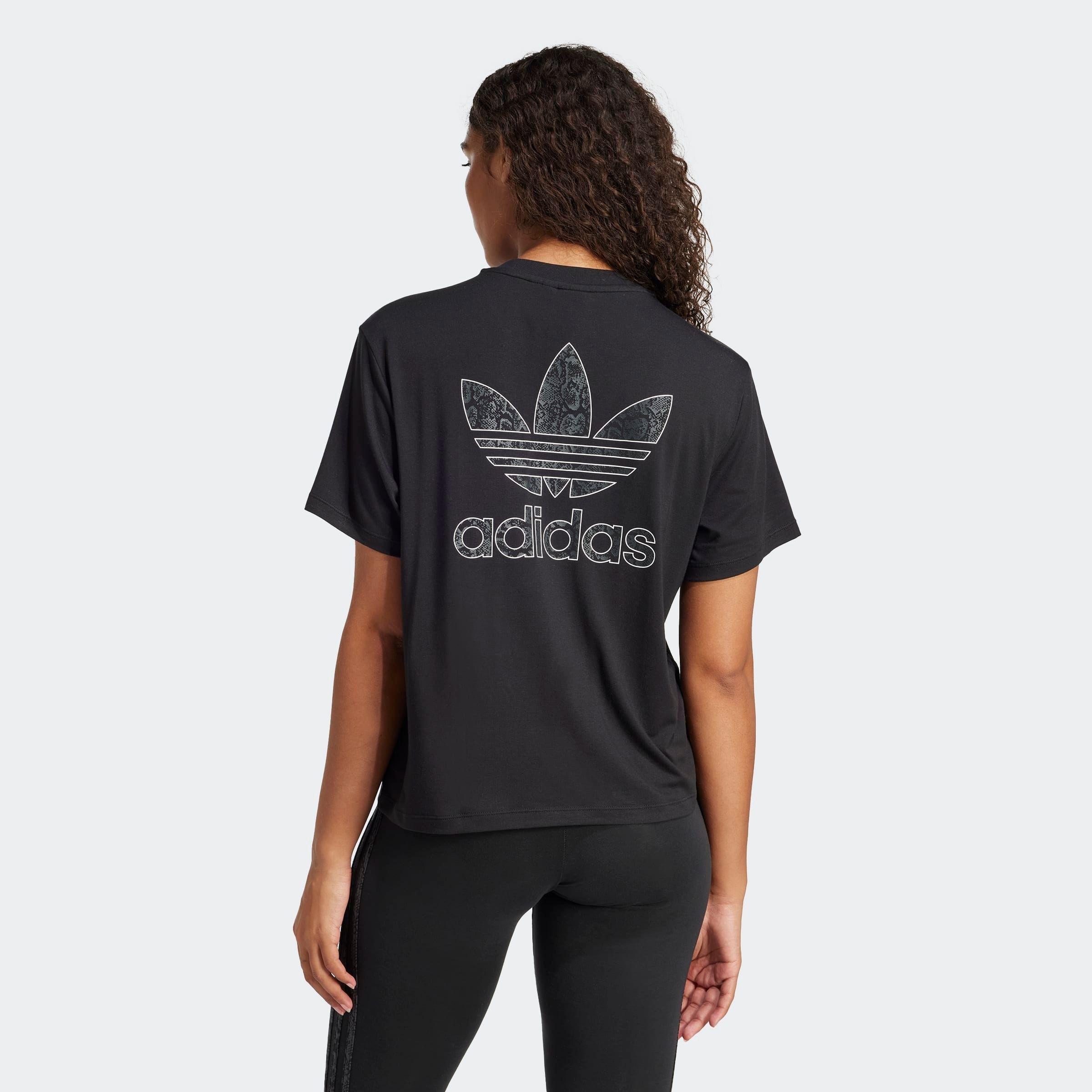 adidas Originals T-Shirt "SNAKE TRF TEE" Oversize-Passform, Kurzarm, aus Mo günstig online kaufen