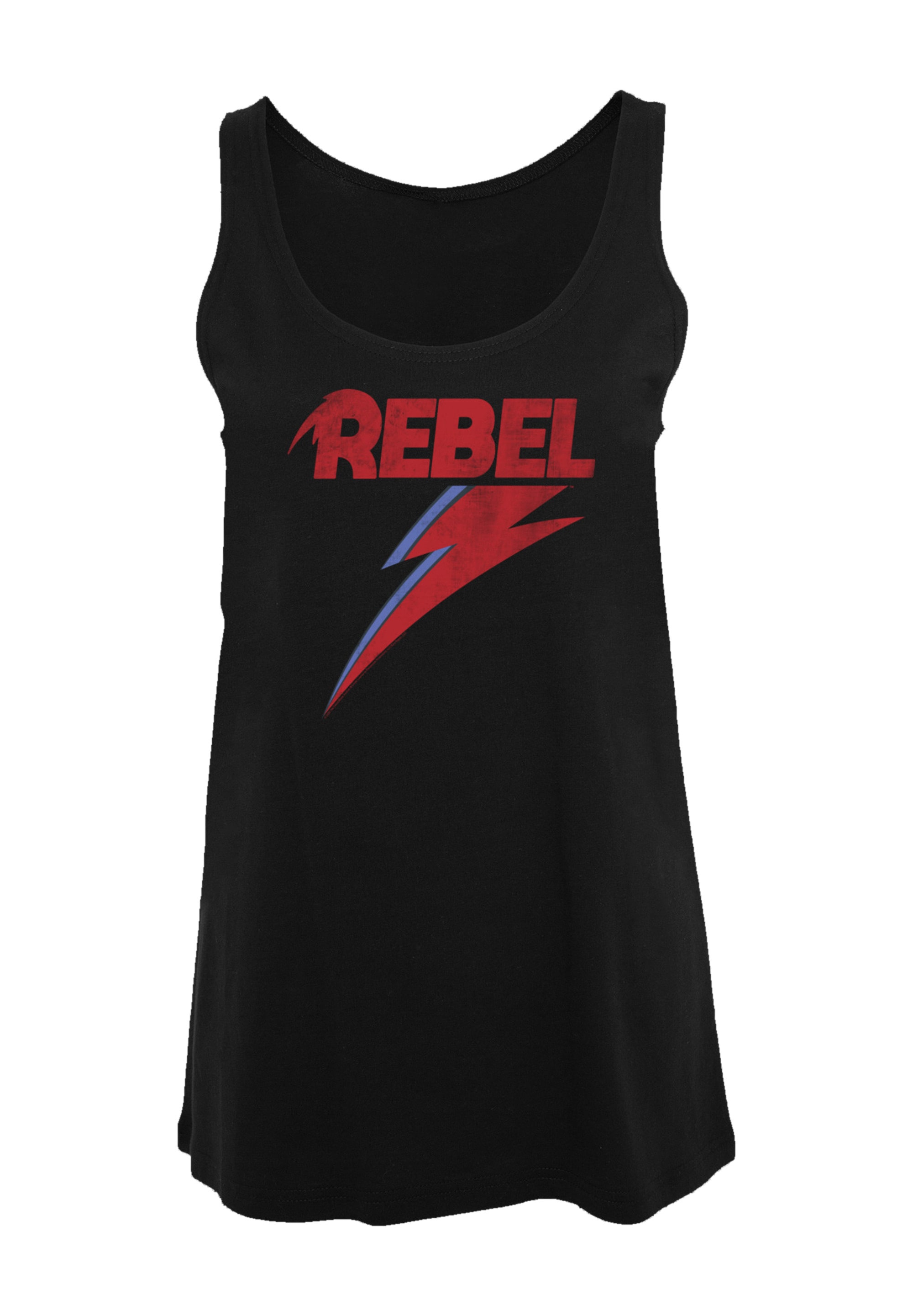 F4NT4STIC T-Shirt »David Bowie Distressed Rebel«, Print
