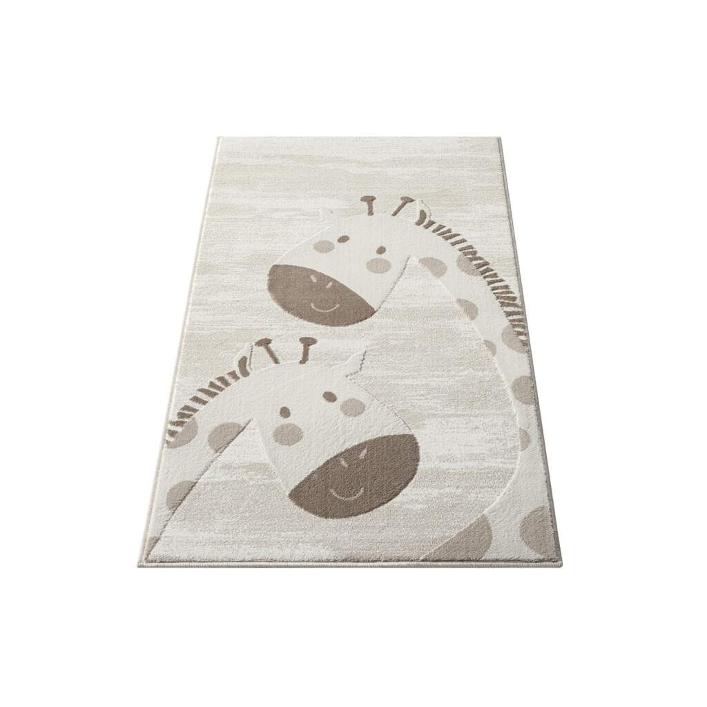 Carpet City Kinderteppich »MARA719«, rechteckig, 11 mm Höhe, Kinderzimmer, Kurzflor,robust,Tiere, Spielzimmer