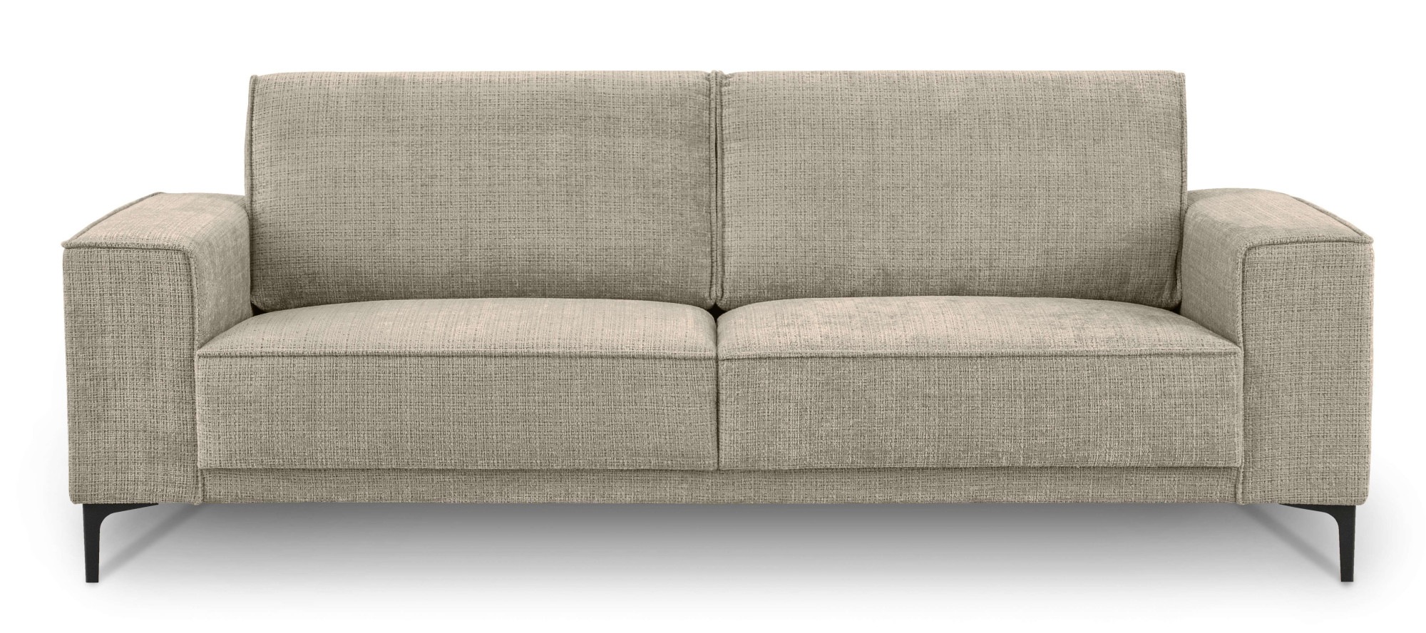 PLACES OF STYLE 3-Sitzer "3er Sofa Oland, Struktur, Flachgewebe, Luxus-Micr günstig online kaufen