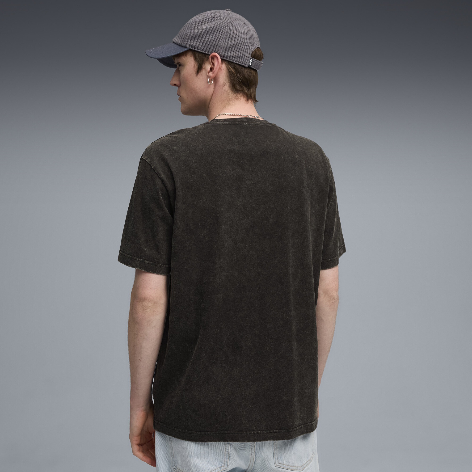 PUMA T-Shirt »Essentials Elevated Relaxed Wash T-Shirt Herren«