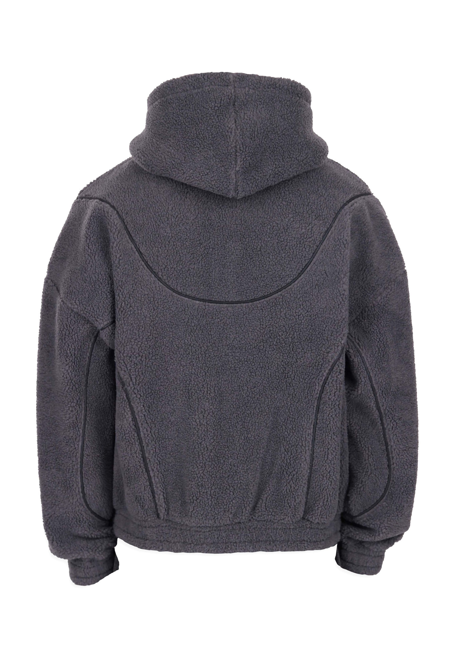 Dropsize Kapuzenpullover »Dropsize WAVY TEDDY ZIP HOODIE« 1 tlg.