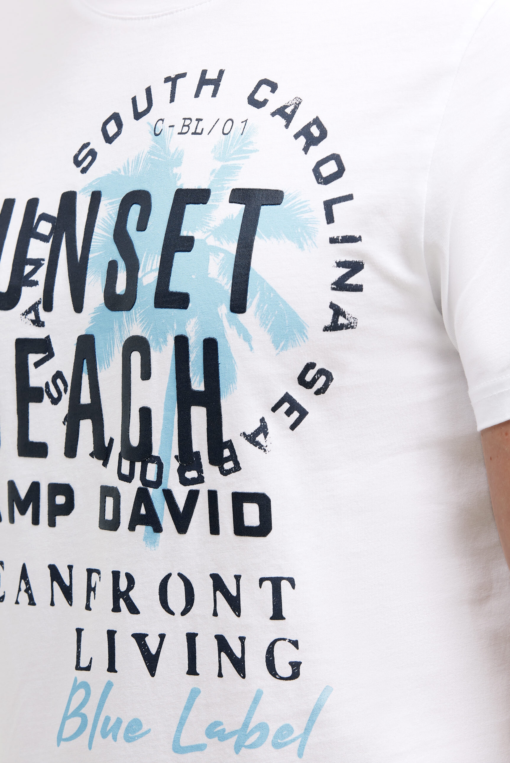 CAMP DAVID Rundhalsshirt aus Baumwolle