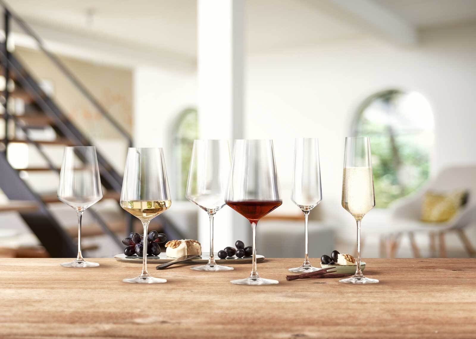 LEONARDO Gläser-Set »Wein Bier Sekt Gläserset Puccini 18er Set transparent« Ideal für den Alltag, spülmaschinengeeignet,