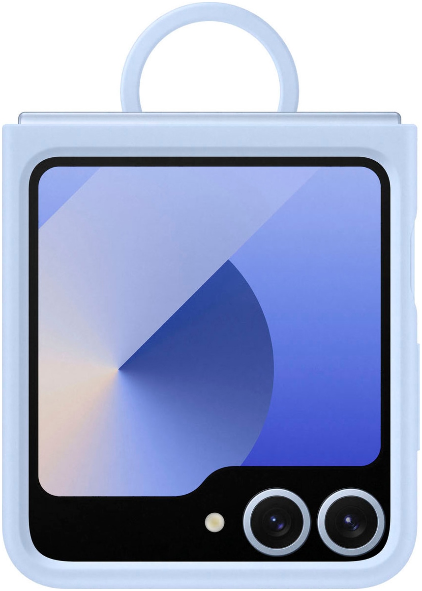 Samsung Backcover »Silicone Case with Ring für Galaxy Flip6«, Backcover, Schutzhülle, Handyschutzhülle, Case, Schutzcase, stoßfest