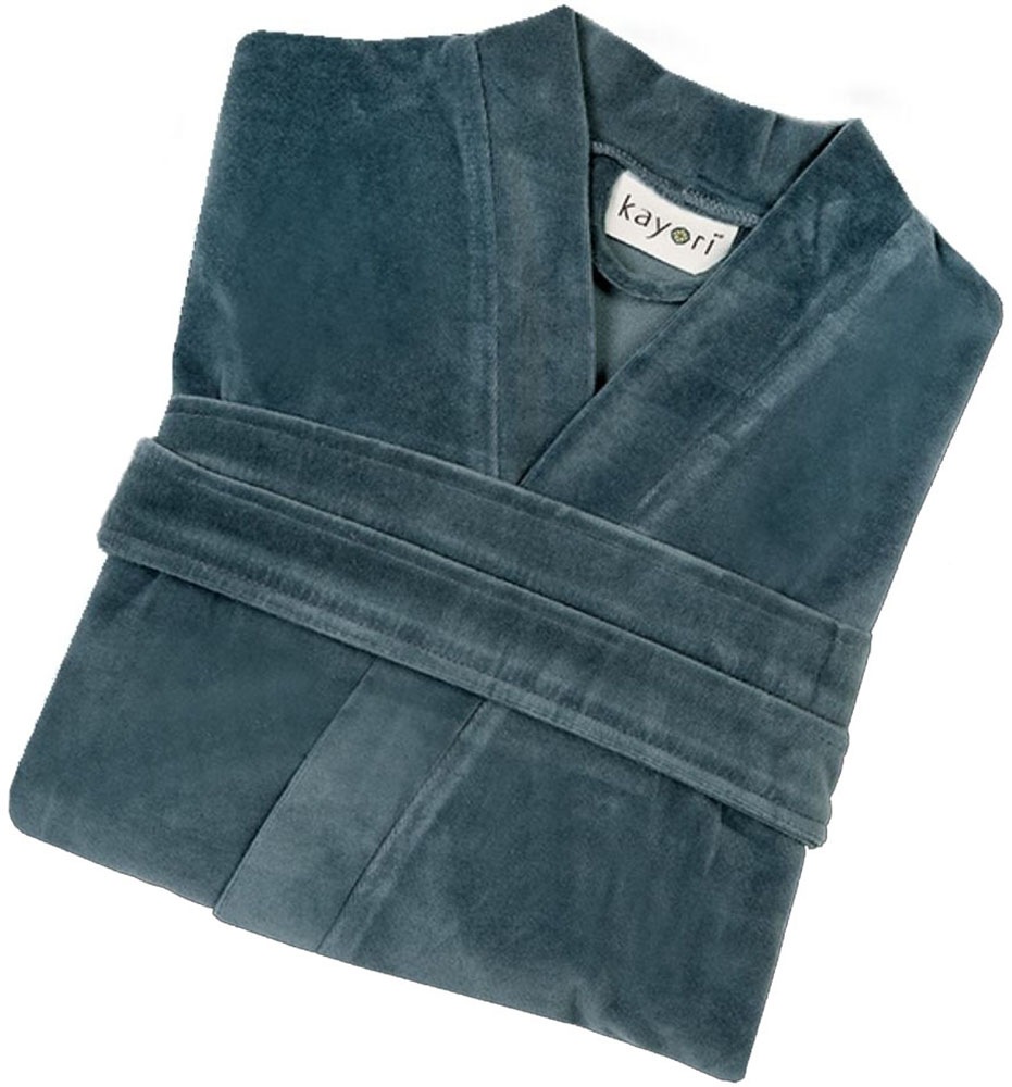 kayori Unisex-Bademantel »Mori«, samtig weich